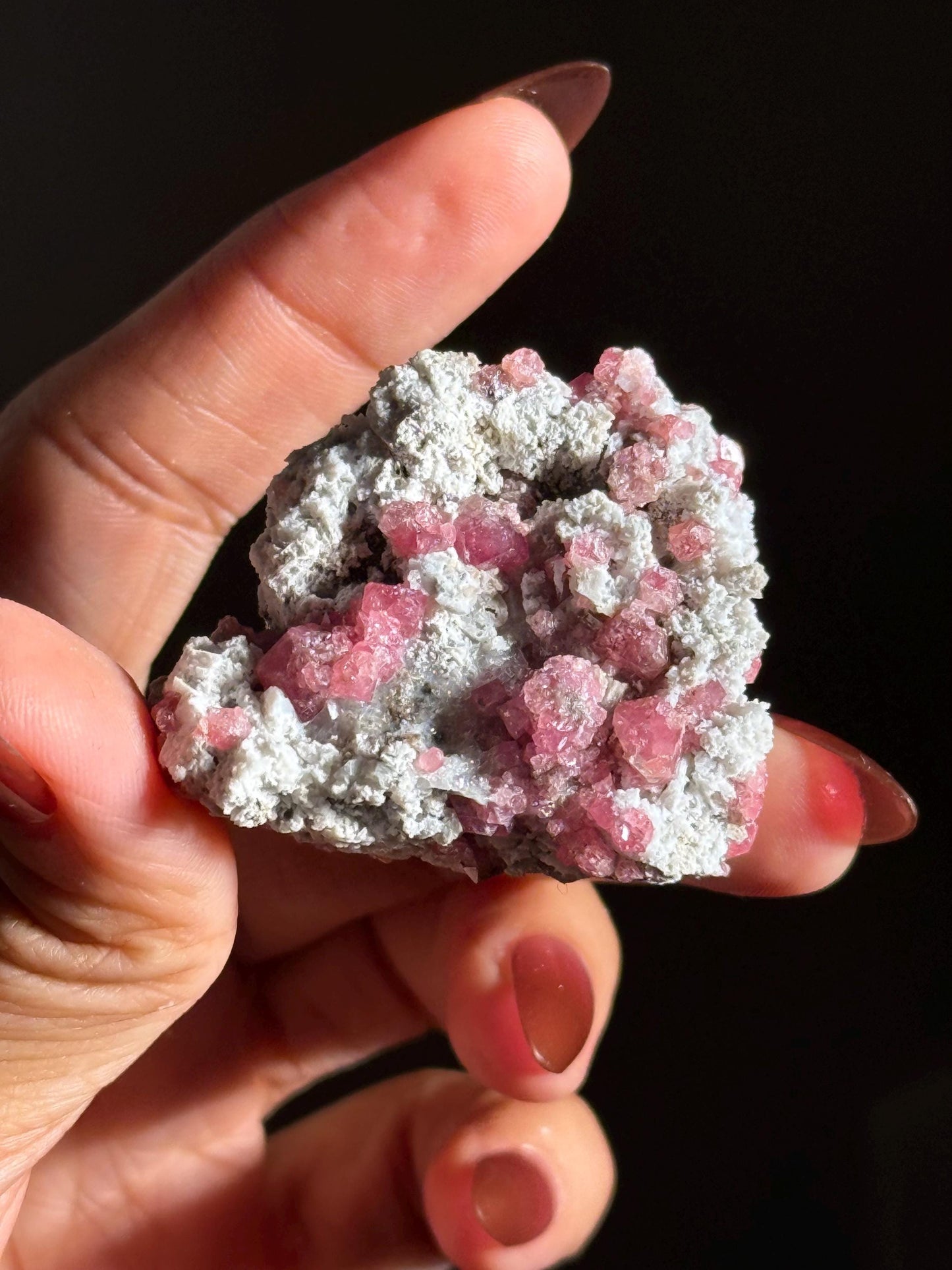 Raspberry Garnet, Grossular Garnet, Raspberry Garnet from Coahuila, Mexico, Raw Mineral Specimen, Garnet, Garnet Raw Stone, Crystal Gifts