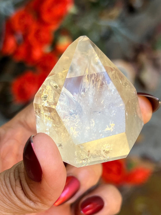 Authentic Citrine From Brazil, Citrine, Natural Non Heated Citrine, Citrine Generator Obelisk, Crystal For Wealth & Abundance