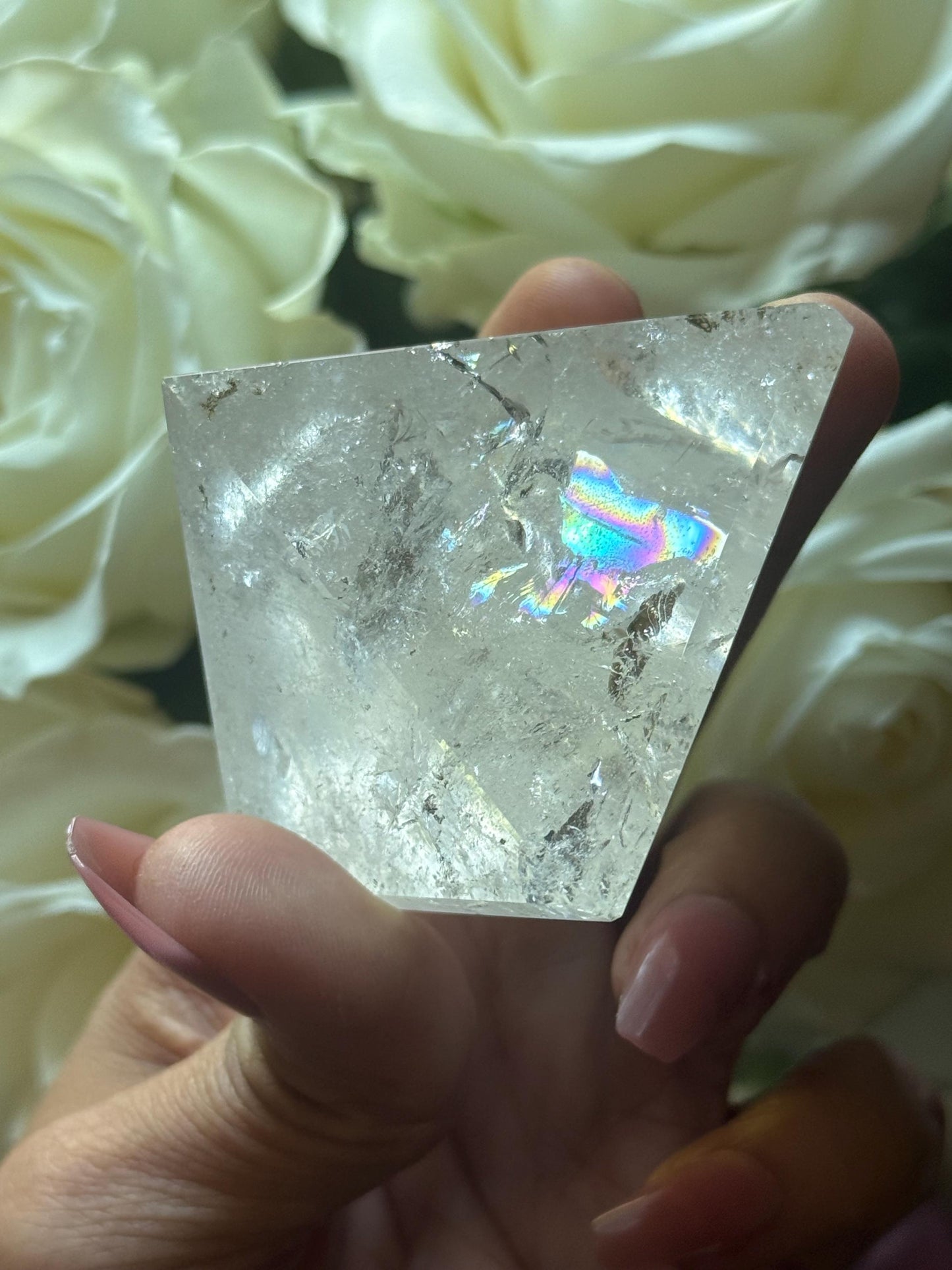 Natural Clear Quartz Pyramid, Clear Quartz Pyramid, Spiritual Home Decoration, Egyptian Pyramid Decoration, High Frequency Quartz, Pyramid