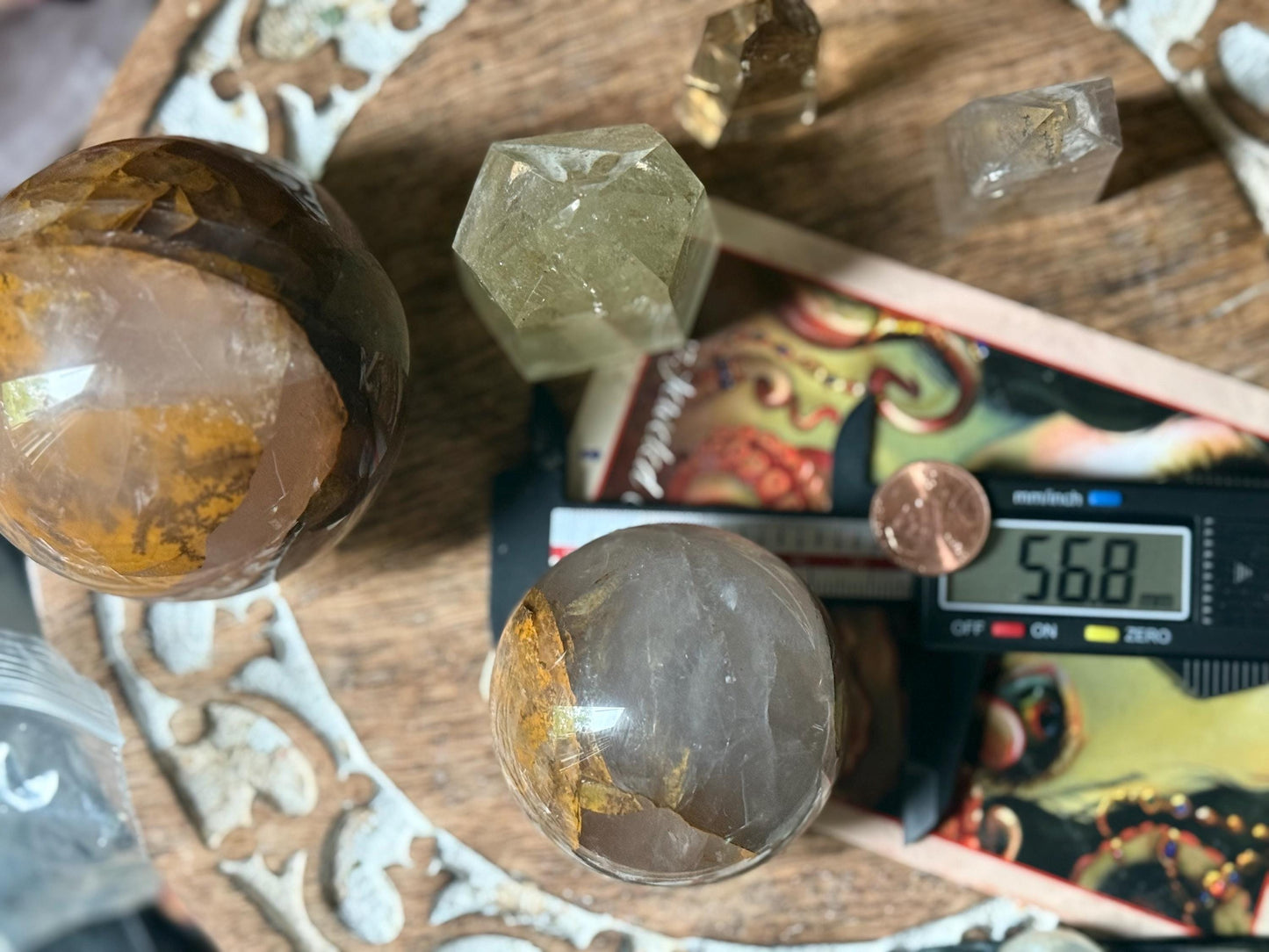 Dendritic Quartz Sphere, Girasol Quartz With Dendrites, Dendritic, Giralsol sphere Healing Crystals, Crystals, Metaphysical Crystals