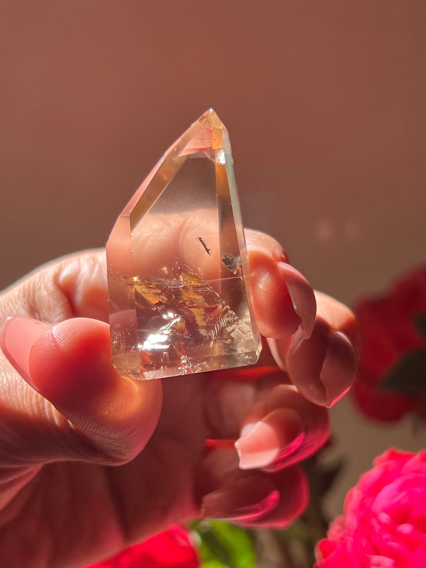 Citrine, Citrine From Brazil, Authentic Citrine Point From Brazil, Genuine Smoky Citrine, Citrine, Smoky Citrine, SMALL