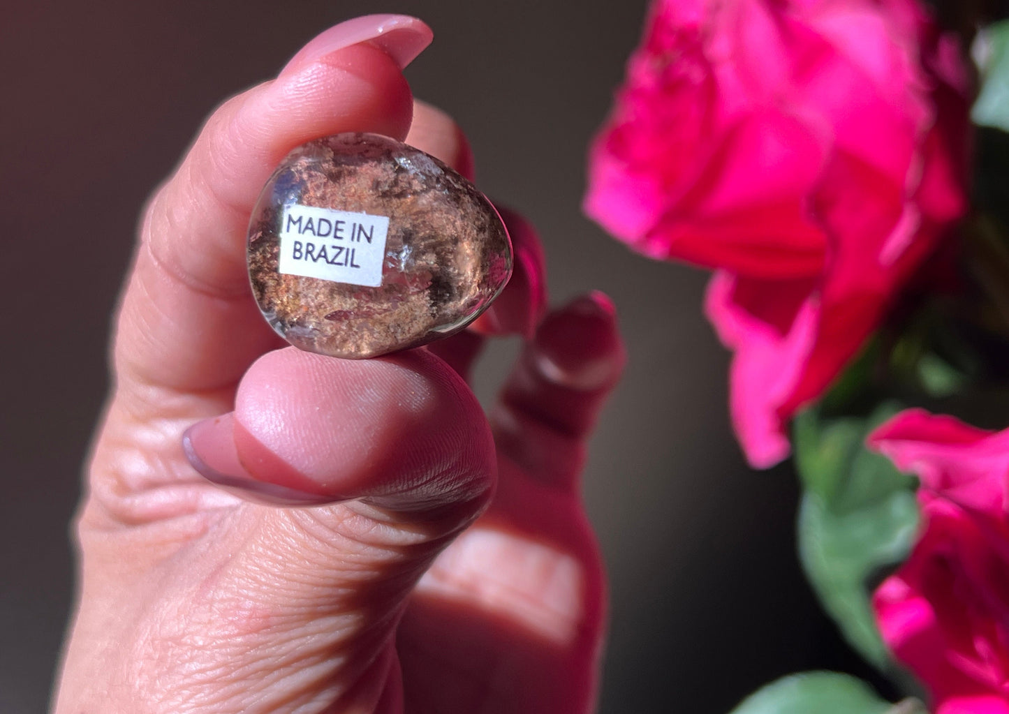 Mini Lodolite Lens, Garden Quartz Garden Quartz Lens, Lodolite Quartz, Lodolite Garden Quartz, Scenic Quartz, Healing Crystals, Small