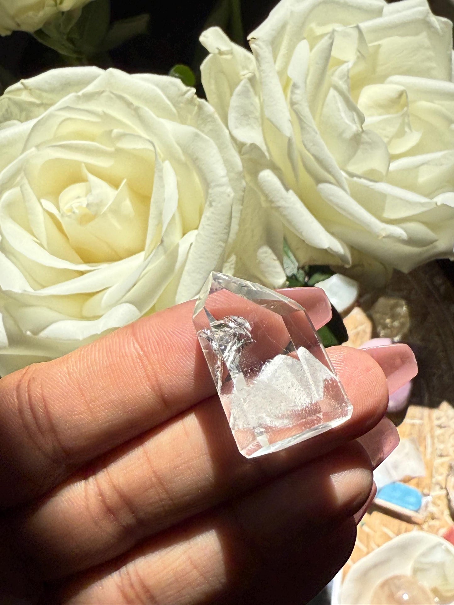 Mini Phantom Quartz, Lemurian Quartz, Lemurian Seed Quartz, Lodolite Quartz, Crystals, Mountain Phantom Quartz