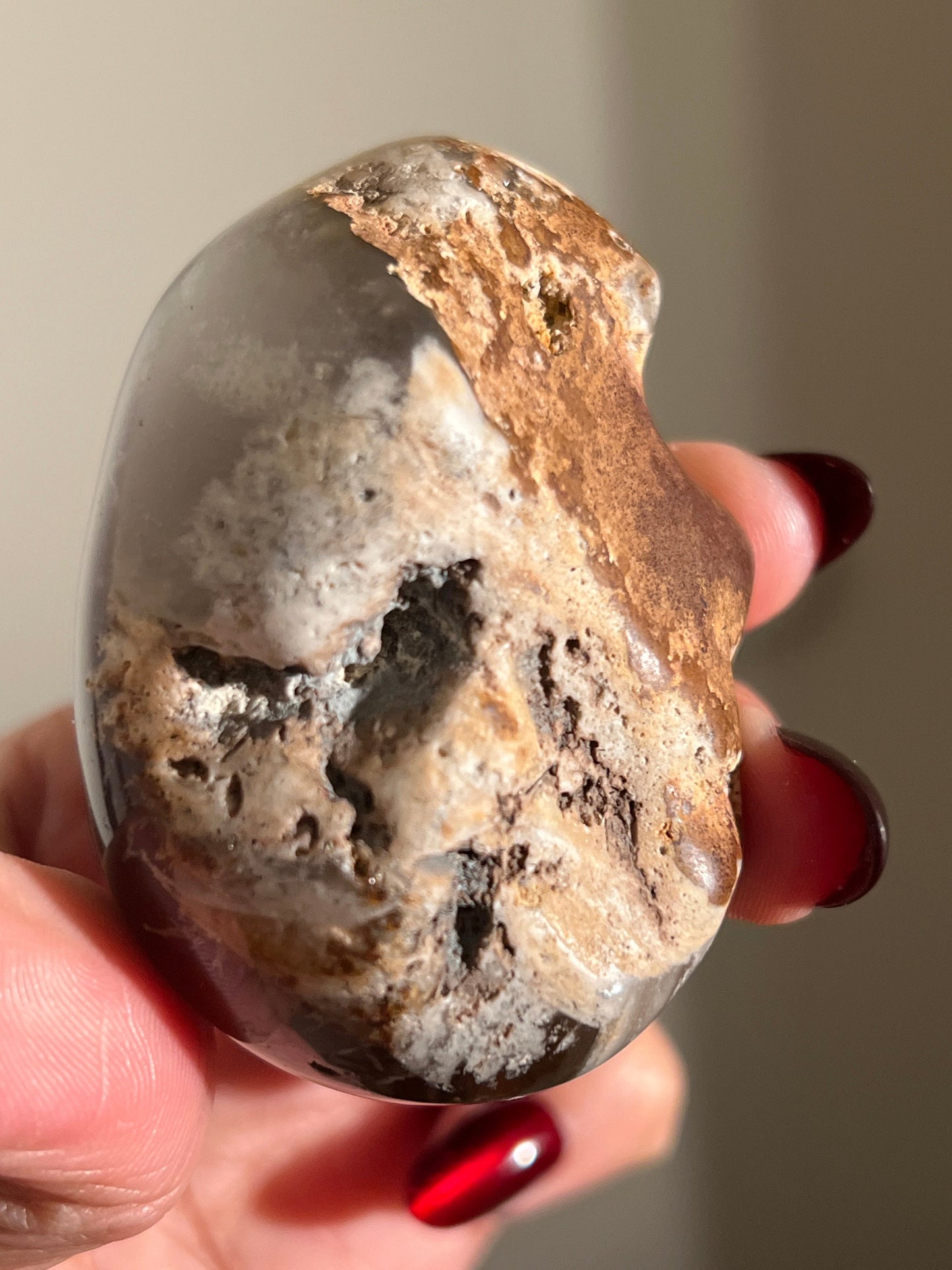 Lodolite Lens From Brazil, Garden Quartz, Lodolite Quartz, Scenic Quartz, Healing Crystals, Unique Crystals