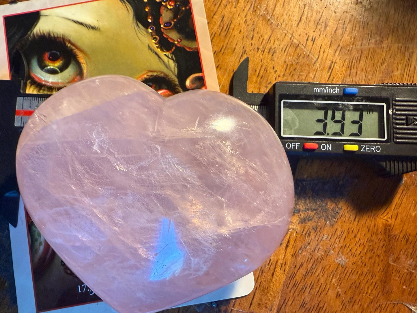 Star Flash Rose Quartz Heart, Rose Quartz Heart, Rose Quartz, Crystals For Love, Crystal Gifts, Crystal hearts, Double Star Rose Quartz