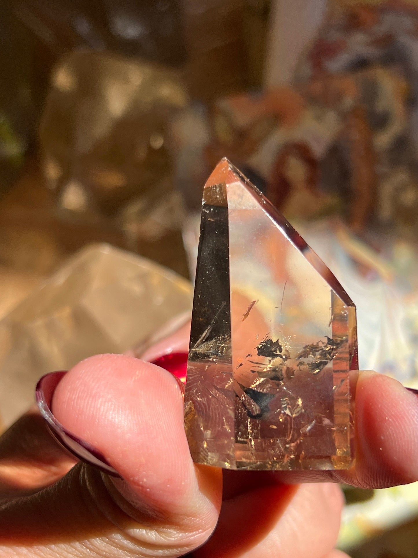 Citrine, Citrine From Brazil, Authentic Citrine Point From Brazil, Genuine Smoky Citrine, Citrine, Smoky Citrine, SMALL