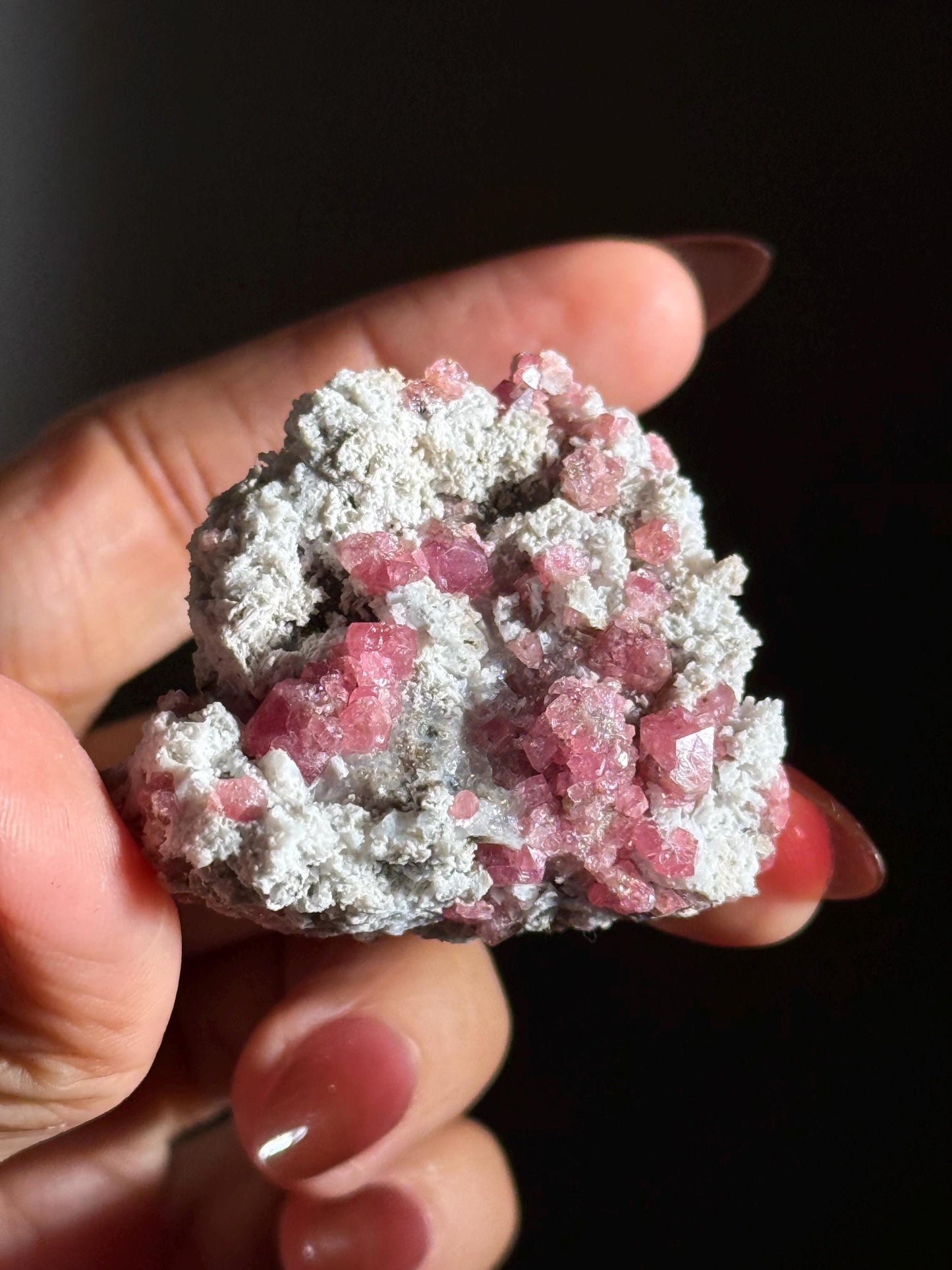 Raspberry Garnet, Grossular Garnet, Raspberry Garnet from Coahuila, Mexico, Raw Mineral Specimen, Garnet, Garnet Raw Stone, Crystal Gifts