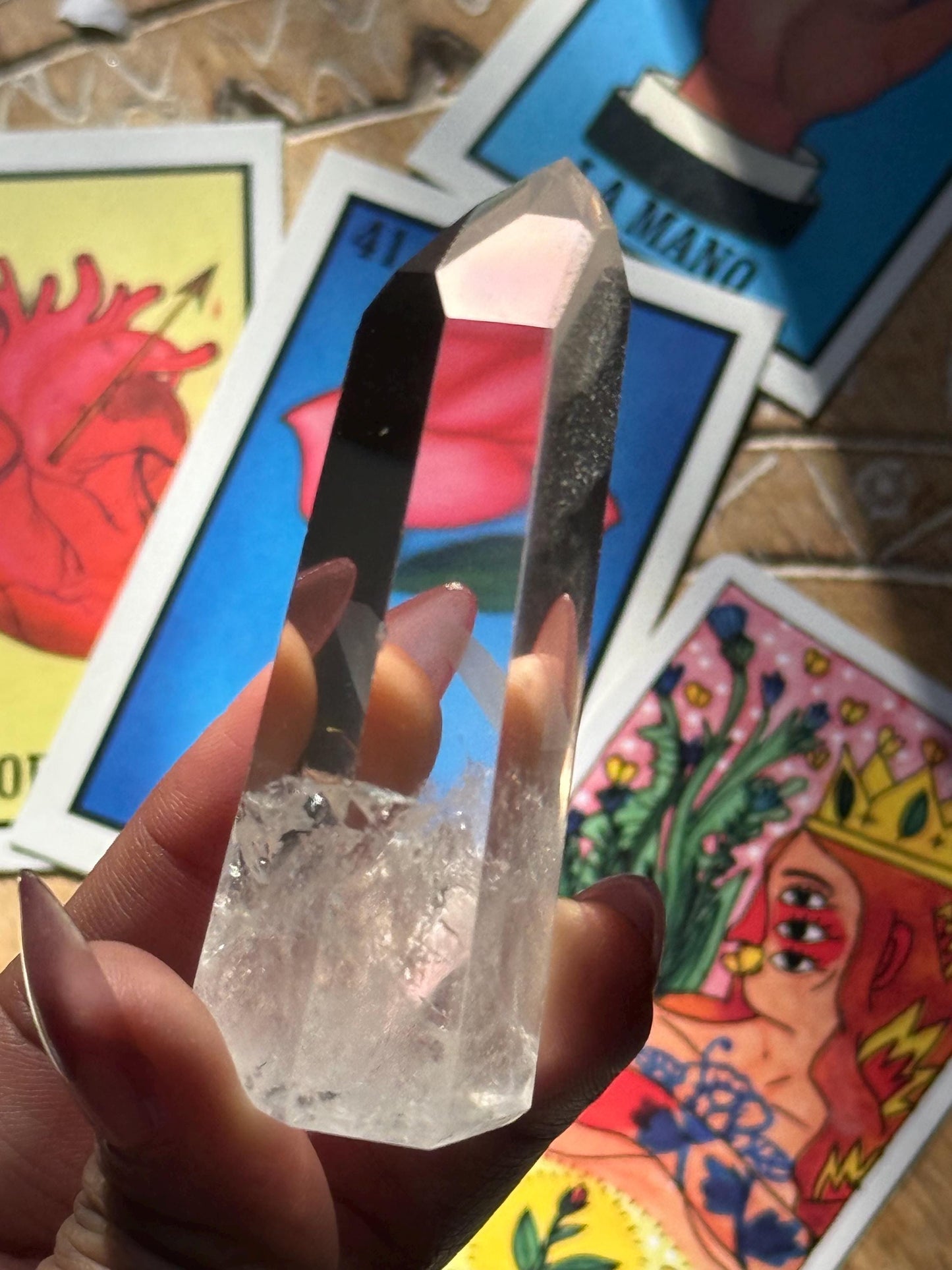 Polished Lemurian Quartz, Phantom Quartz, Lemurian Quartz, Lemurian Seed Quartz, Lodolite Quartz, Quartz from Brazil, Crystal Gifts,
