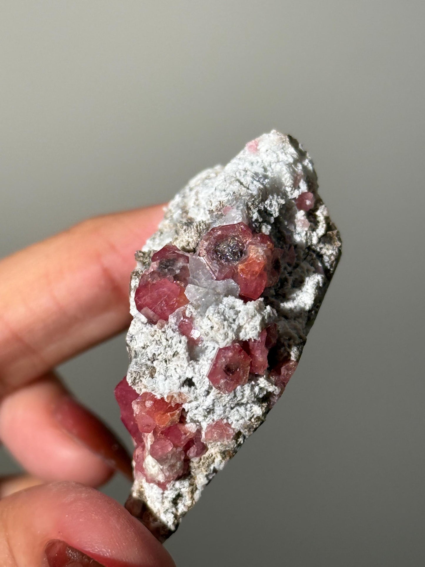 Raspberry Garnet, Grossular Garnet, Raspberry Garnet from Coahuila, Mexico, Raw Mineral Specimen, Garnet, Garnet Raw Stone, Crystal Gifts
