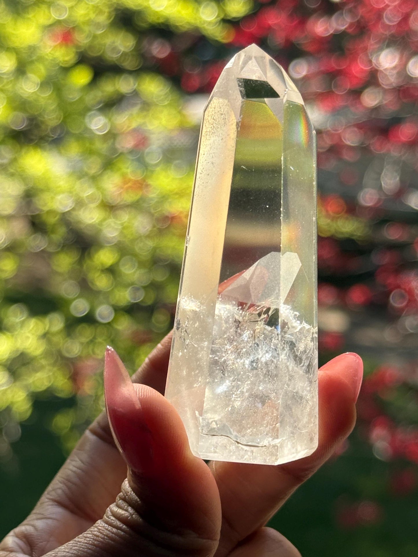 Polished Lemurian Quartz, Phantom Quartz, Lemurian Quartz, Lemurian Seed Quartz, Lodolite Quartz, Quartz from Brazil, Crystal Gifts,