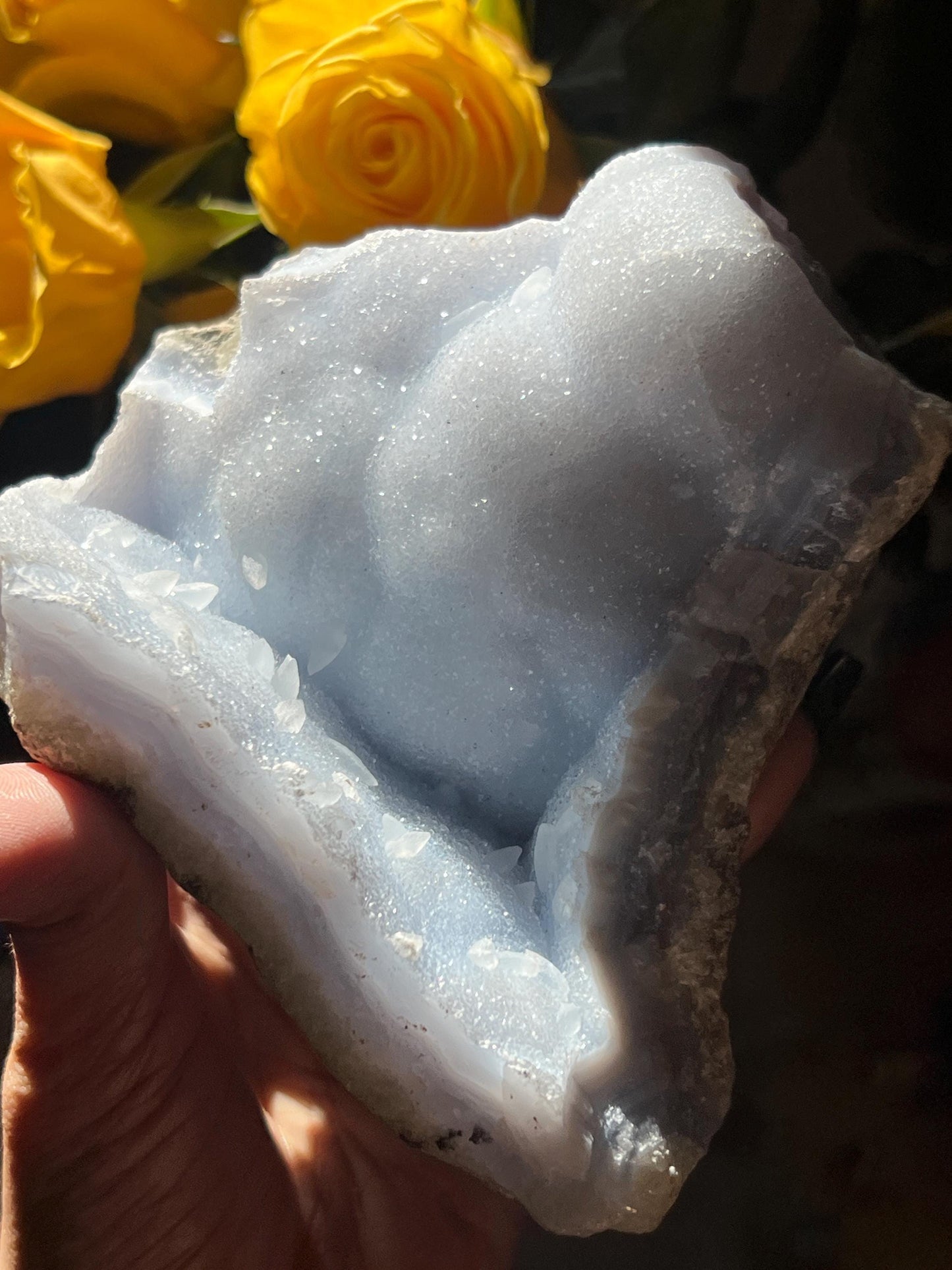 Natural Blue Lace Agate, Raw Blue Lace Agate, Blue Lace Agate, Raw Crystals, Healing Crystals, Fossils, Raw Crystals, Mineral Specimen