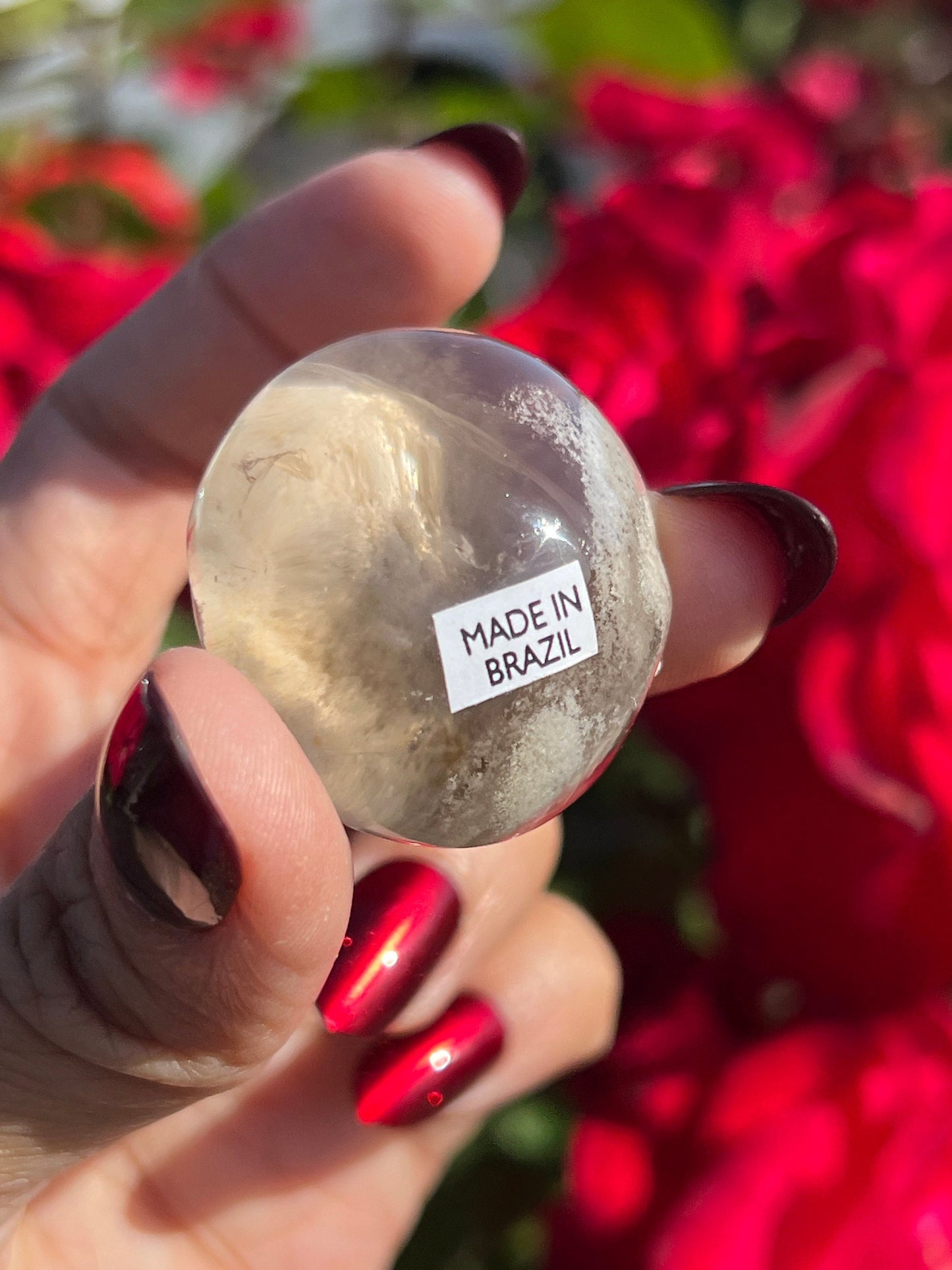 Lodolite Lens, Garden Quartz Garden Quartz Lens, Lodolite Quartz, Lodolite Garden Quartz, Scenic Quartz, Healing Crystals, Small mini