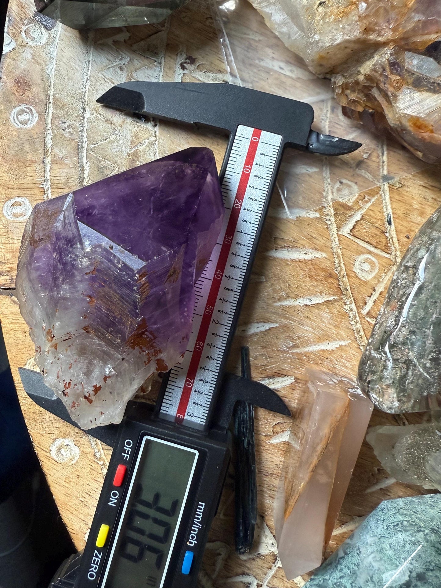 Congo Amethyst Tooth, Raw Congo Amethyst , Amethyst, Congo Amethyst Root, Amethyst Root, Amethyst, Aged Amythst, SMALL