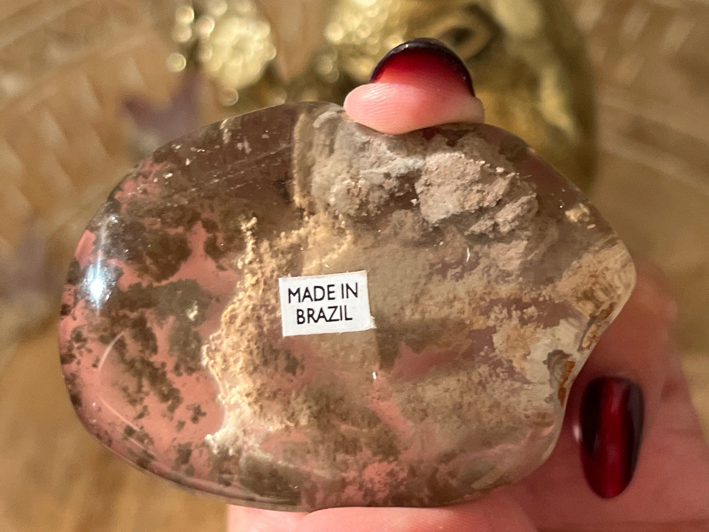 Lodolite Lens From Brazil, Garden Quartz, Lodolite Quartz, Scenic Quartz, Healing Crystals, Unique Crystals