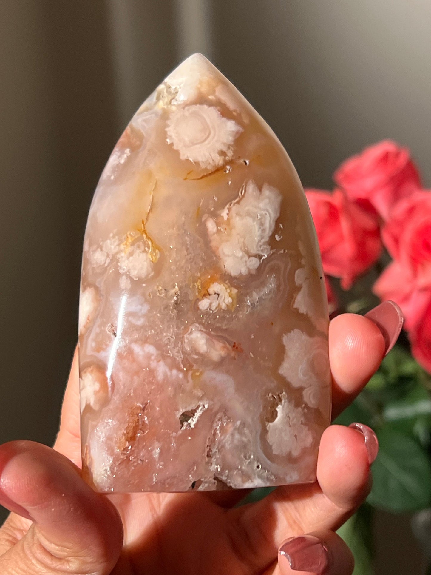 Druzy Flower Agate, Pink Flower Agate, Flower Agate and Quartz, Pink Amethyst, Pink Flower Agate, Pink Amethyst free form, Small Size