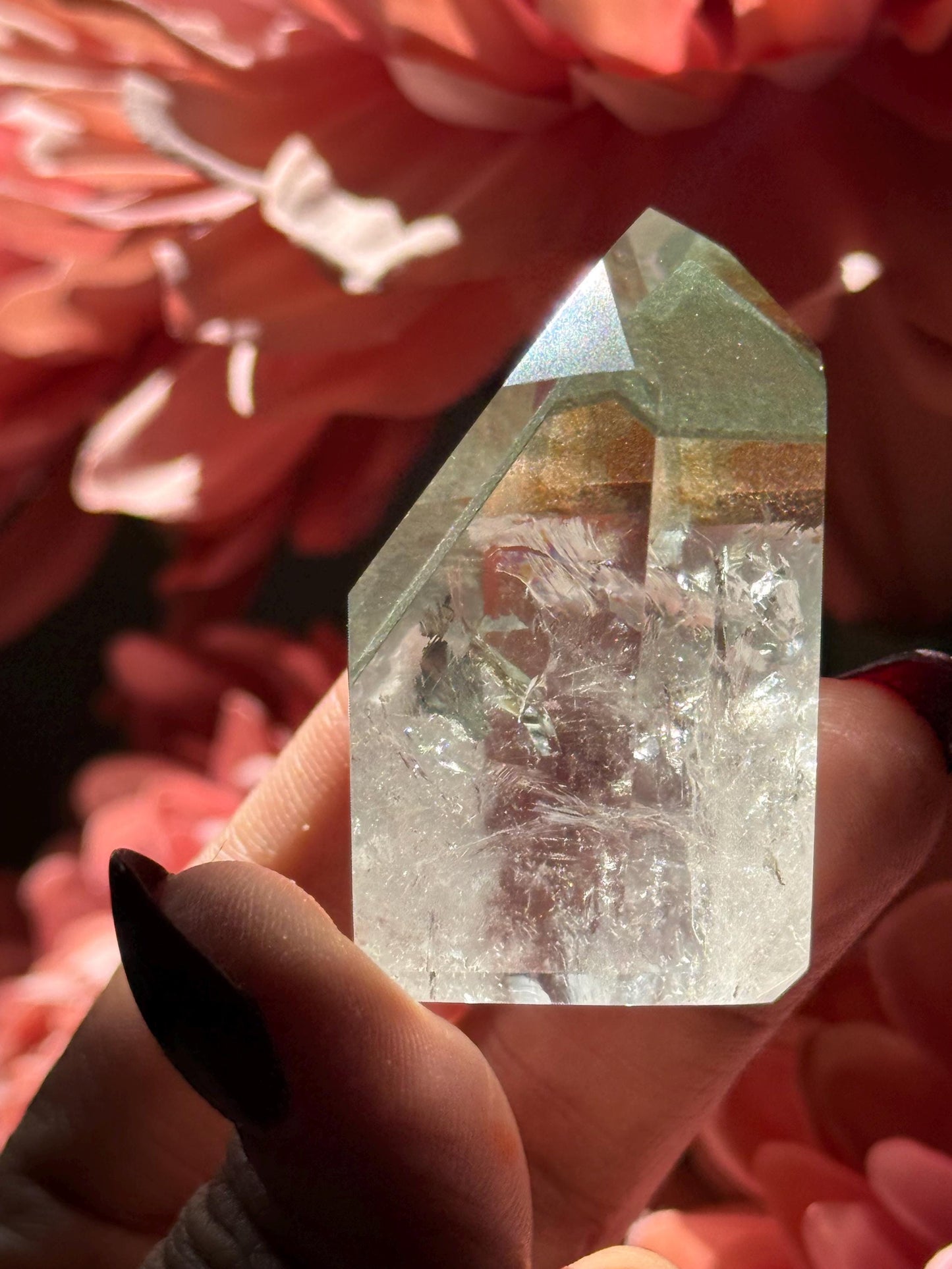 Phantom Quartz, Lemurian Quartz, Lemurian Seed Quartz, Lodolite Quartz, Green Garden Quartz, Crystals, Mountain Phantom Quartz