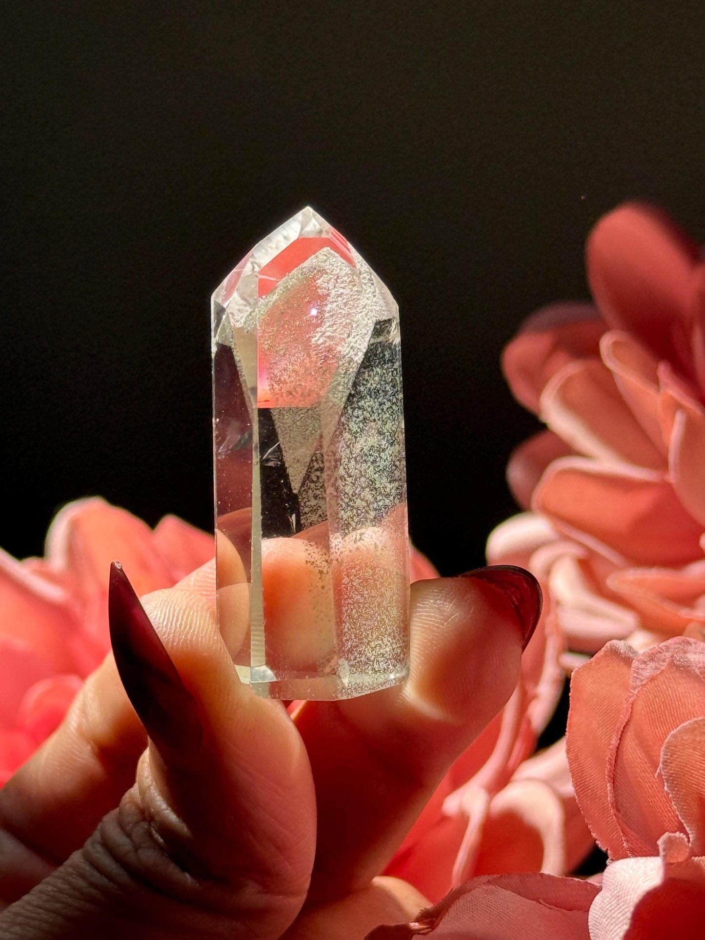 Mini Phantom Quartz, Lemurian Quartz, Lemurian Seed Quartz, Lodolite Quartz, Green Garden Quartz, Crystals, Mountain Phantom Quartz