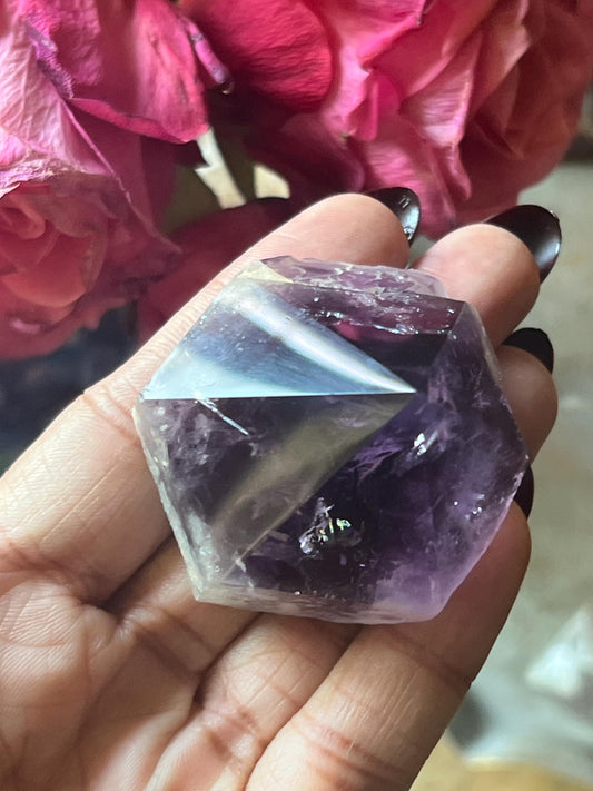 Amethyst Cut Base, Polished Amethyst Rough Points, Dark Purple Amethyst, Rough Amethyst, Amethyst Points, Crystal Gifts, MINI Size