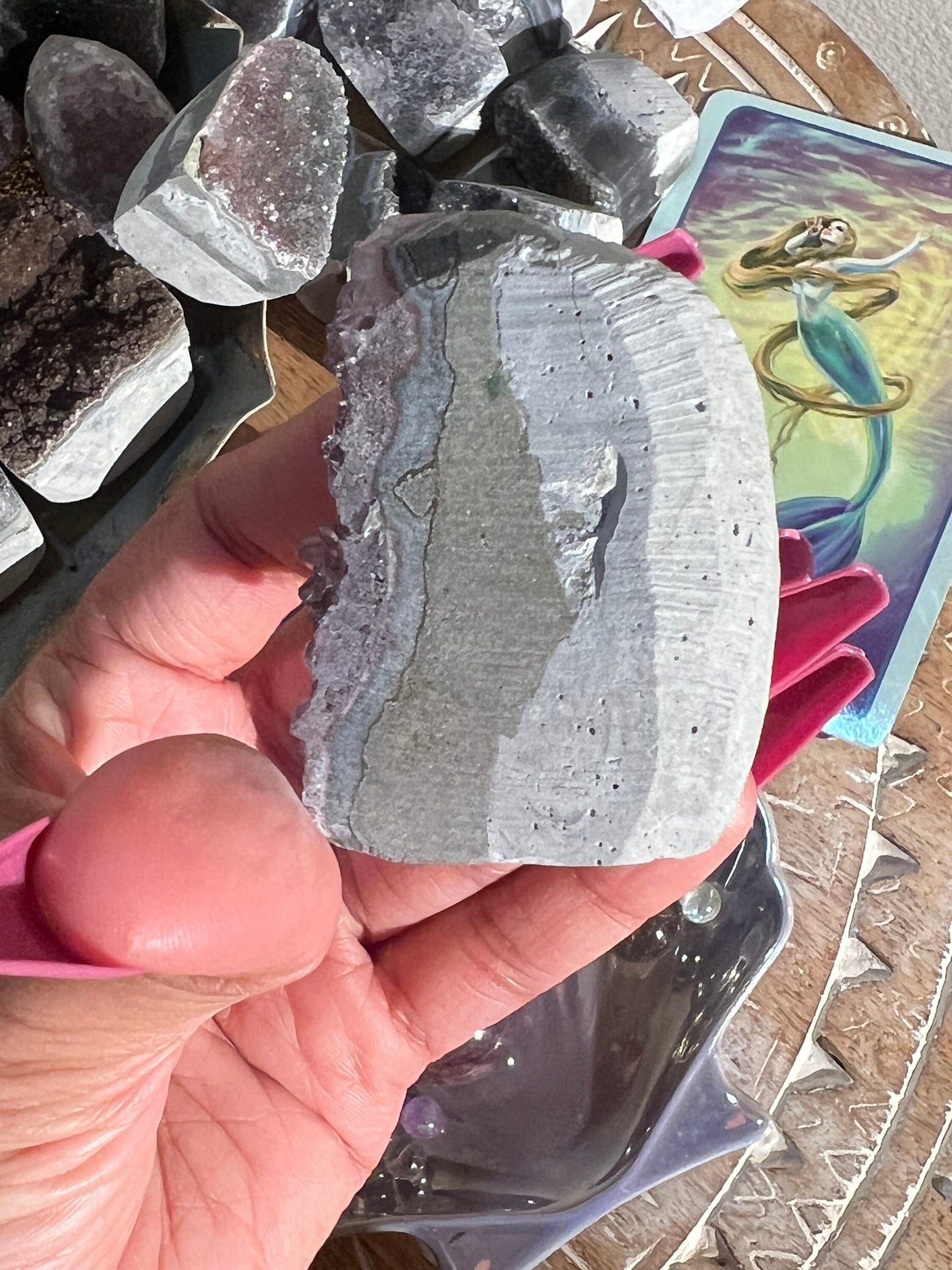Small Sugar Druzy Geode, Sugar Agate Druzy Amethyst From Uruguay, Druzy Crystals, Cut base amethyst,