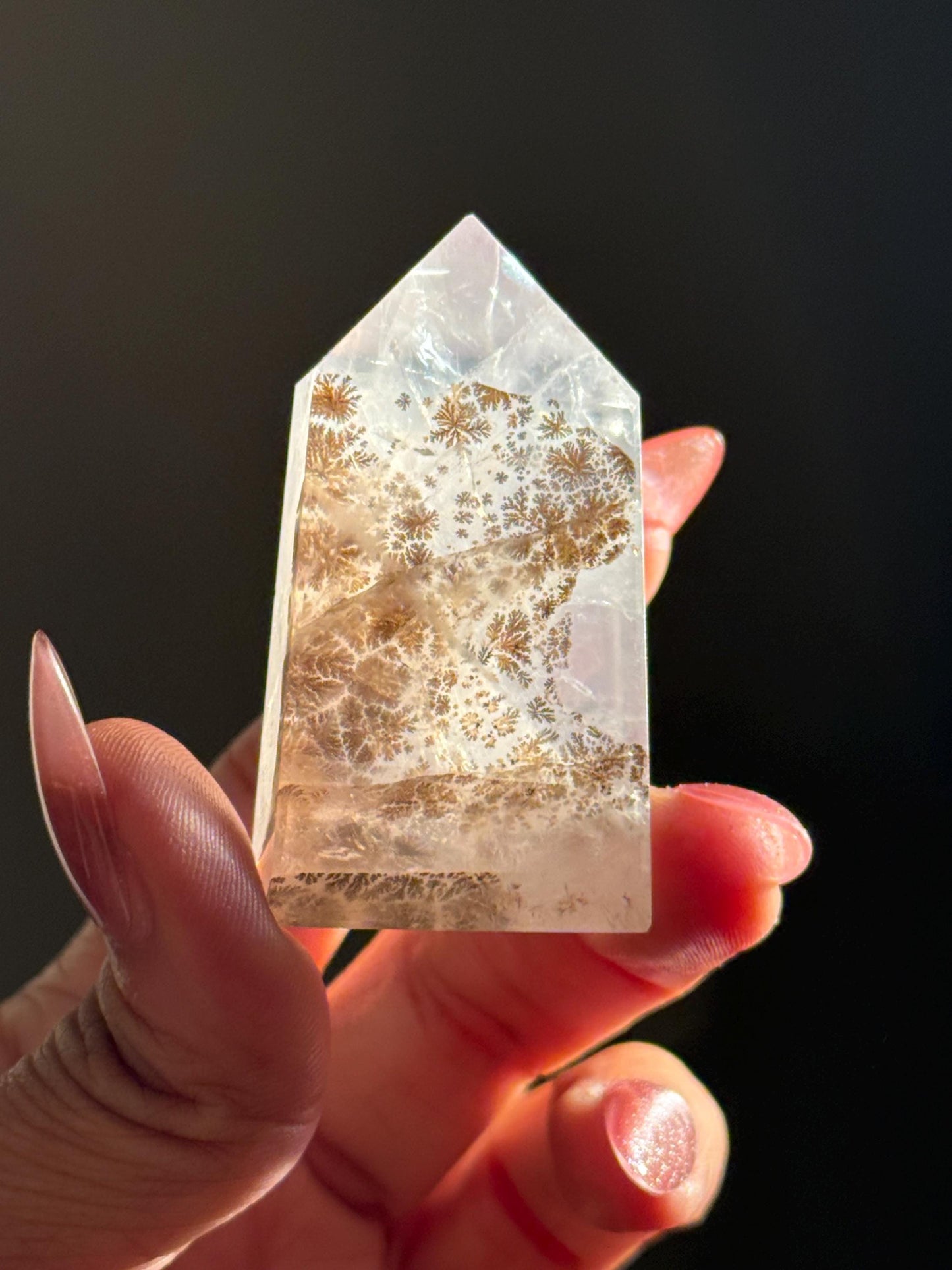 Small Dendritic Quartz, Dendritic Quartz, Girasol Quartz With Dendrites, Dendritic Agate, Healing Crystals, Crystals, Crystals Gift,