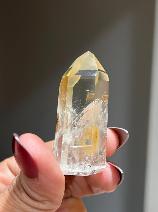 Authentic Citrine From Brazil, Citrine, Natural Non Heated Citrine, Natural Citrine, Citrine, Crystal Gifts, Rabbit Hair Quartz, Mini