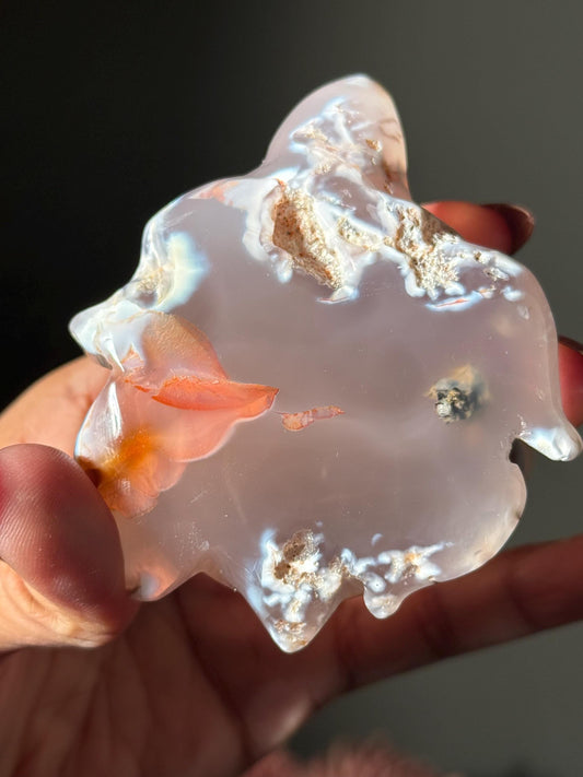 Druzy Agate Turtle, Orca Agate Turtle Carving, Turtle Spirit Animal, Crystal Gifts, Turtle Crystal Carving, Gift for Crystal Lovers