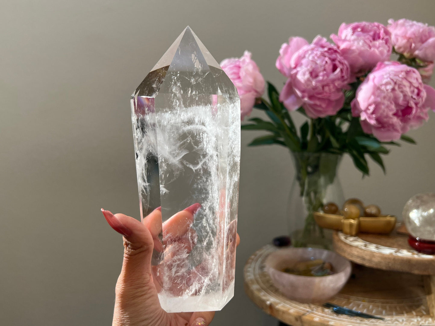 Blue Needle Quartz, Twin Quartz, Blue Lithium Quartz, Natural Clear Quartz, Large Clear Quartz, Luxury Crystals, Master Healer, 2lbs
