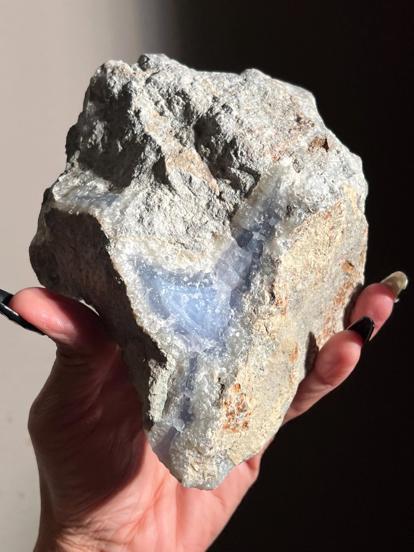 Natural Blue Lace Agate, Raw Blue Lace Agate, Blue Lace Agate, Raw Crystals, Healing Crystals, Fossils, Raw Crystals, Mineral Specimen