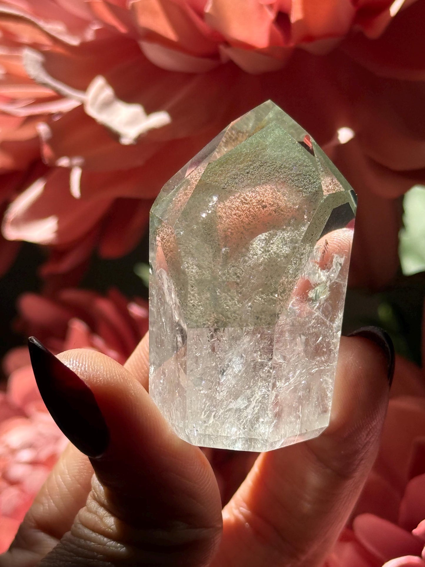 Phantom Quartz, Lemurian Quartz, Lemurian Seed Quartz, Lodolite Quartz, Green Garden Quartz, Crystals, Mountain Phantom Quartz