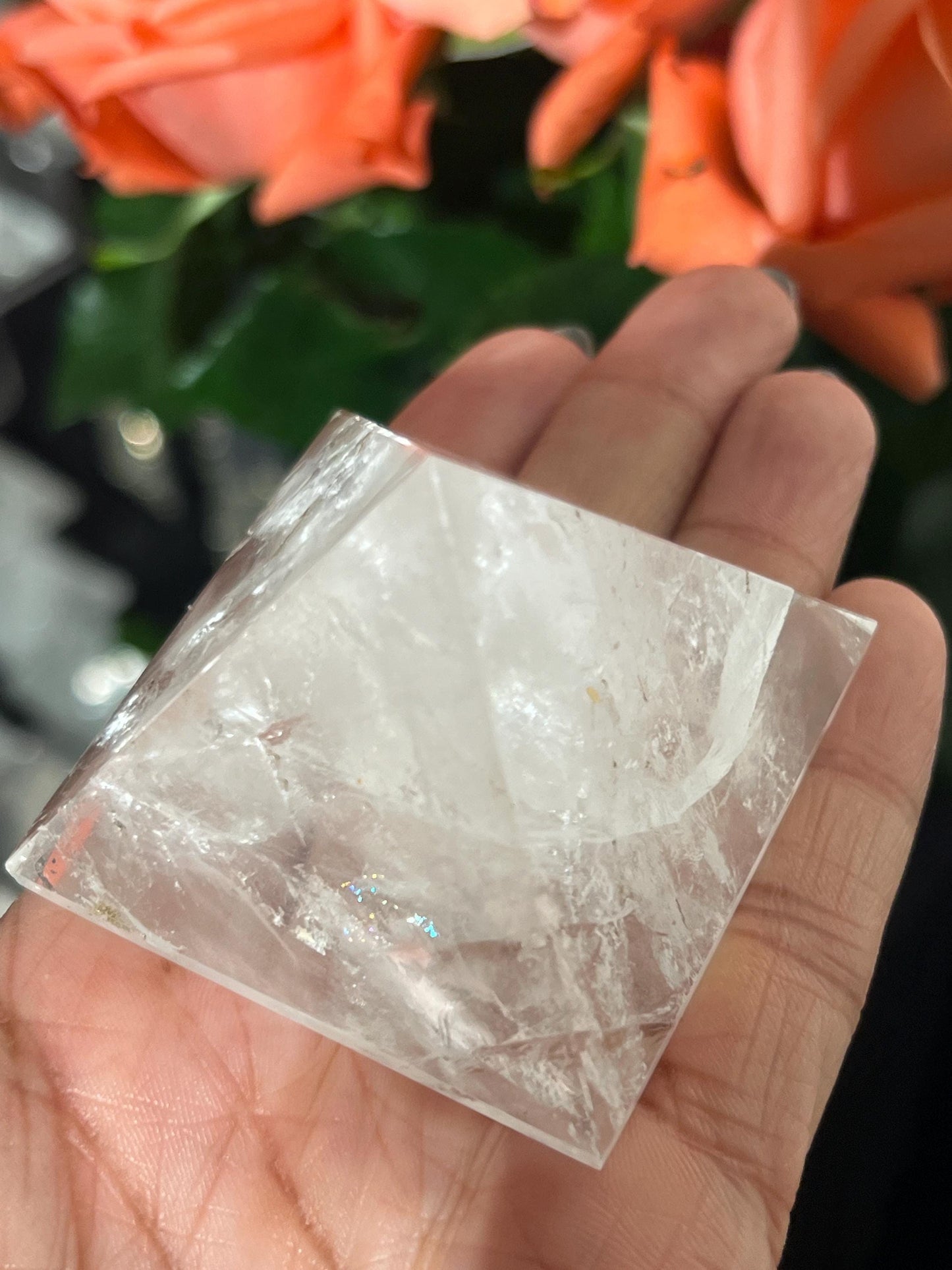 Natural Clear Quartz Pyramid, Clear Quartz Pyramid, Spiritual Home Decoration, Egyptian Pyramid, Crystal Gifts, Metaphysical Gifts