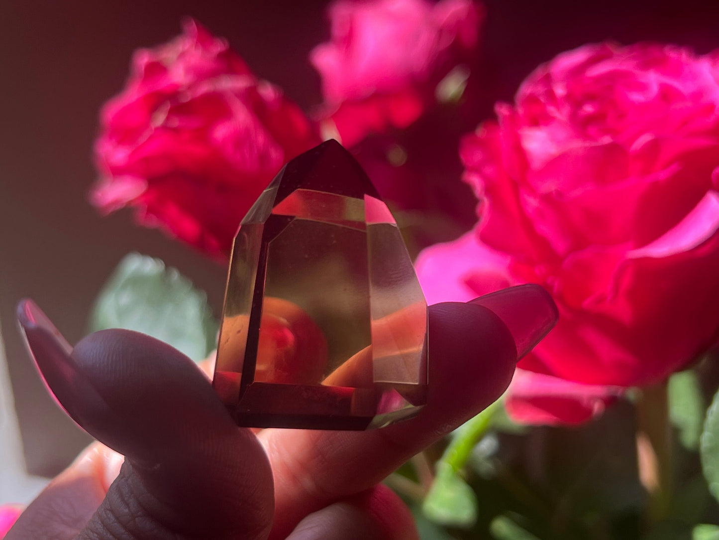Smoky Citrine, Genuine Smoky Citrine Point From Brazil, Genuine Smoky Citrine, Authentic Citrine, Natural Citrine From Brazil, MINI SIZE