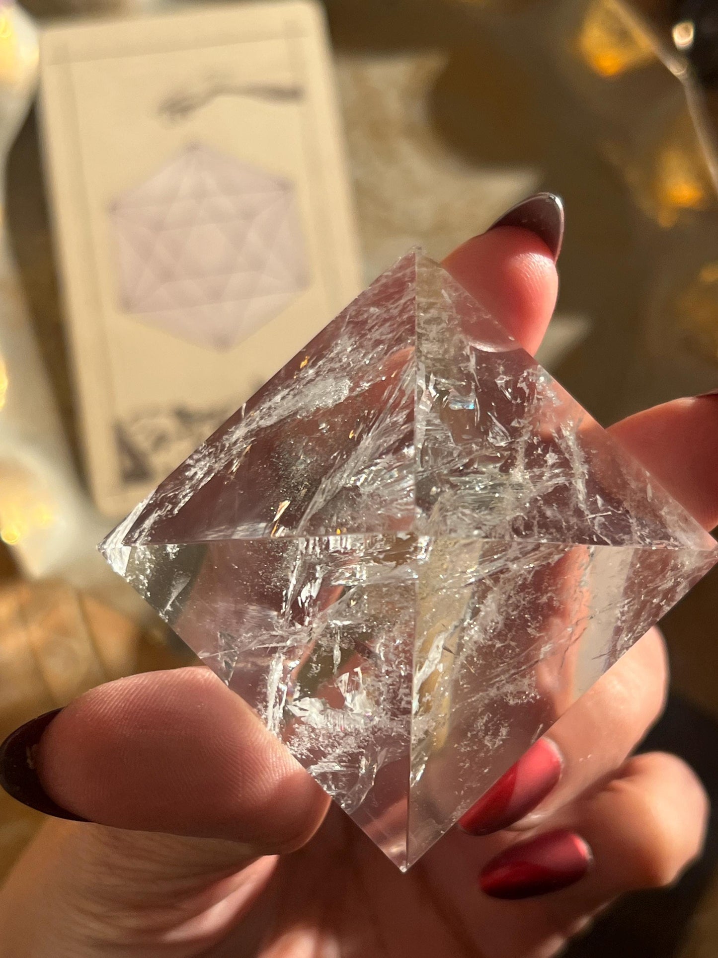 Natural Clear Quartz Pyramid, Clear Quartz Pyramid, Quartz Pyramid, Egyptian Pyramid Crystal Gifts, Spiritual Gifts, Spiritual Decor