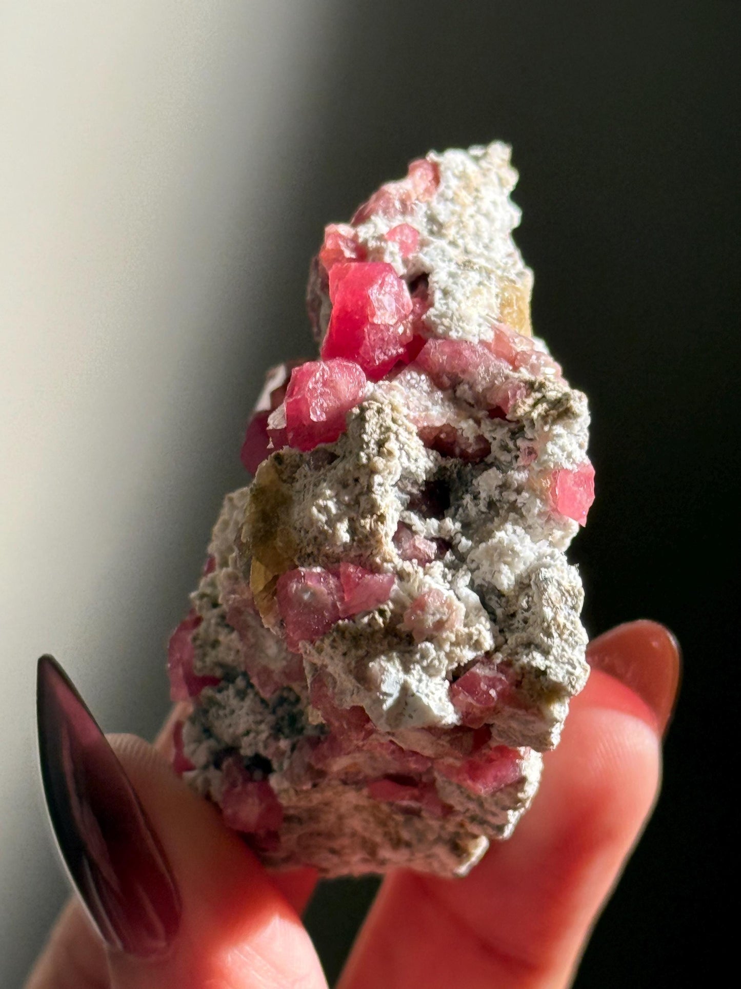 Raspberry Garnet, Grossular Garnet, Raspberry Garnet from Coahuila, Mexico, Raw Mineral Specimen, Garnet, Garnet Raw Stone, Crystal Gifts