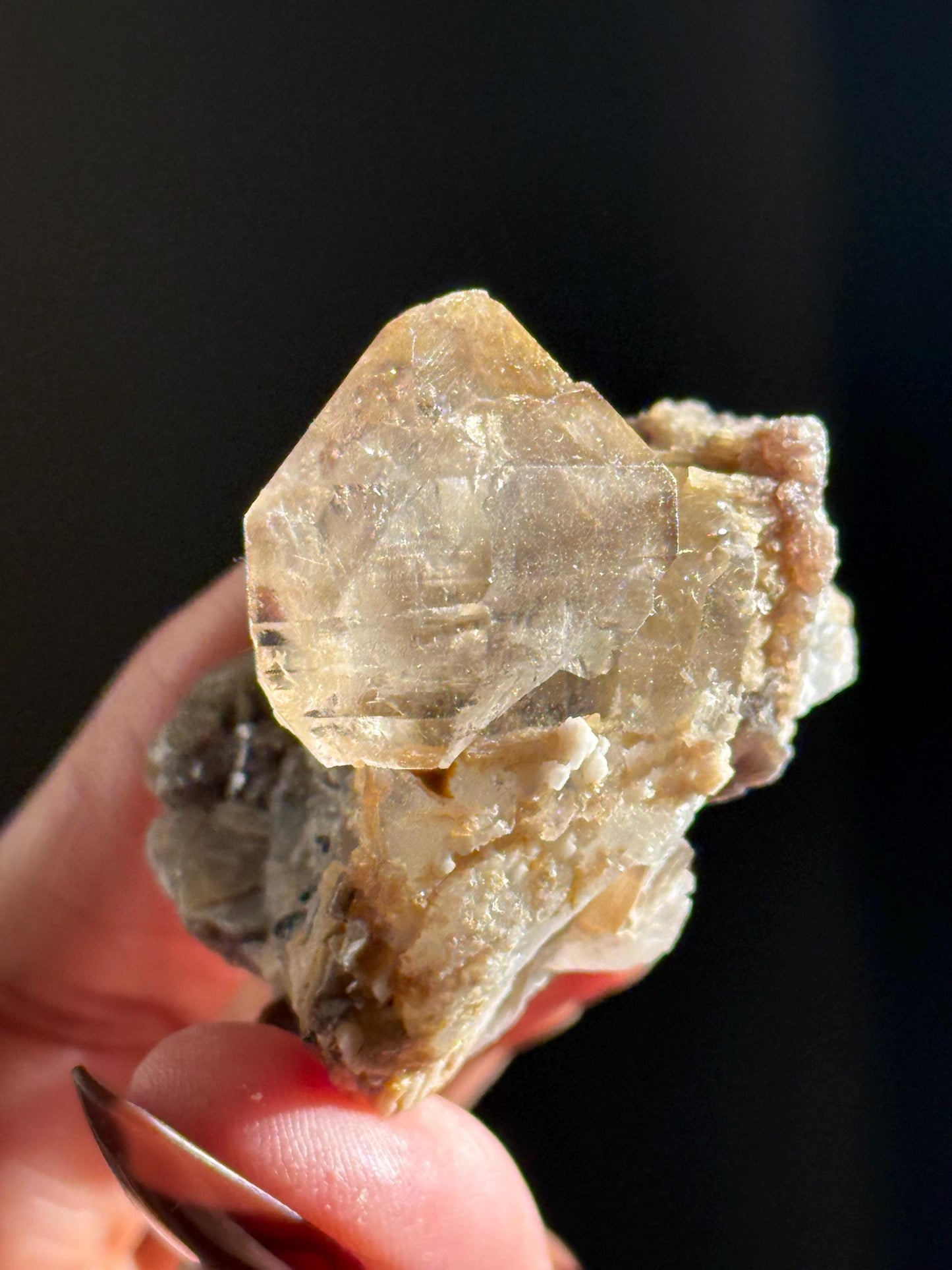 Smoky Quartz Scepter With Golden Mica, Enhydro Quartz, Smoky Quartz Enhydro, Raw Smoky Quartz Specimen, Tucson Gem Show Find
