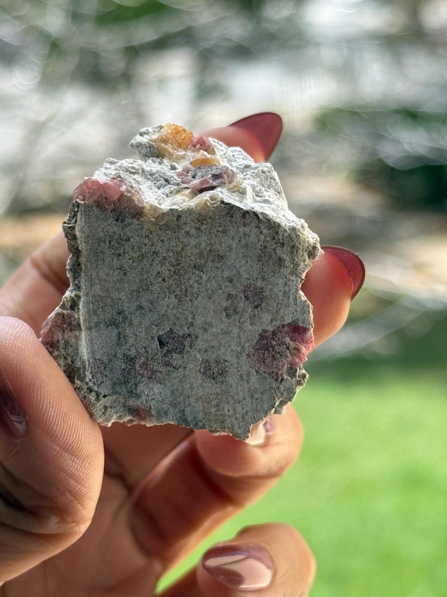 Raspberry Garnet, Grossular Garnet, Raspberry Garnet from Coahuila, Mexico, Raw Mineral Specimen, Garnet, Garnet Raw Stone, Crystal Gifts