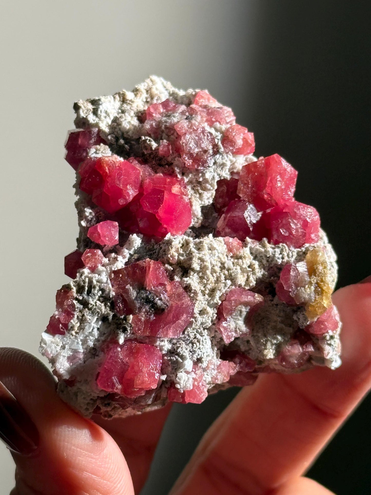 Raspberry Garnet, Grossular Garnet, Raspberry Garnet from Coahuila, Mexico, Raw Mineral Specimen, Garnet, Garnet Raw Stone, Crystal Gifts