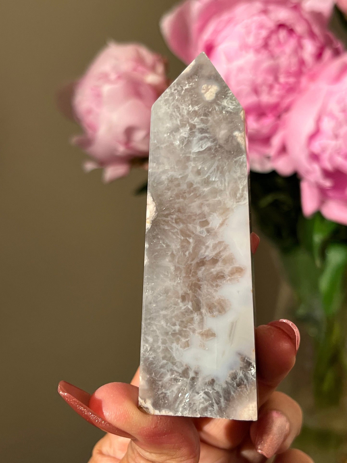 Flower Agate With Green Quartz, Flower agate, Green Quartz Flower Agate, Black Flower Agate, Green Flower Agate, Prasiolite and Flower Agate