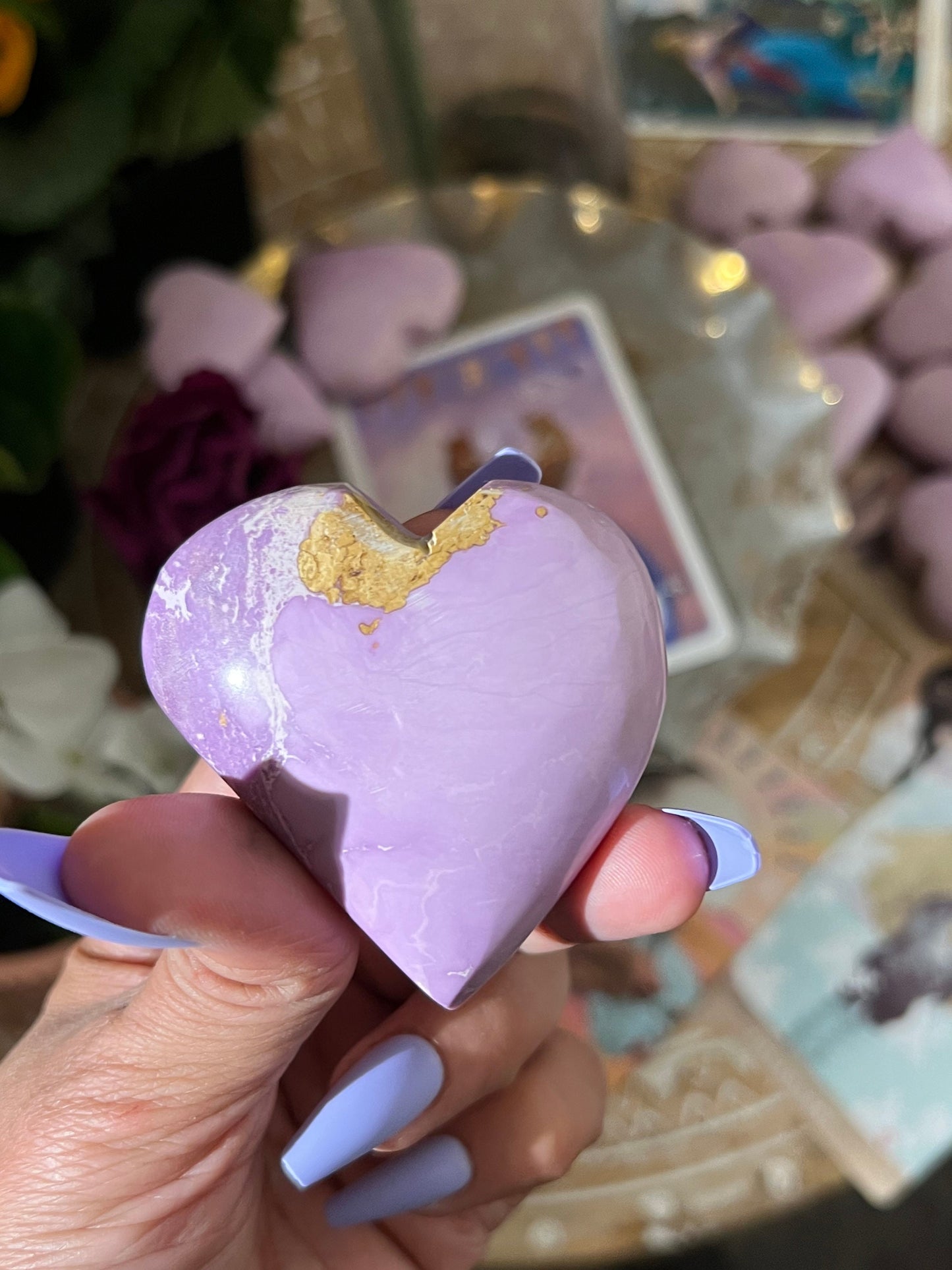 Phosphosiderite Heart From Peru, Rare Phosphosiderite Crystal, Polished Phosphosiderite, Crystal Hearts, Valentines Day Gift, Gift For Her