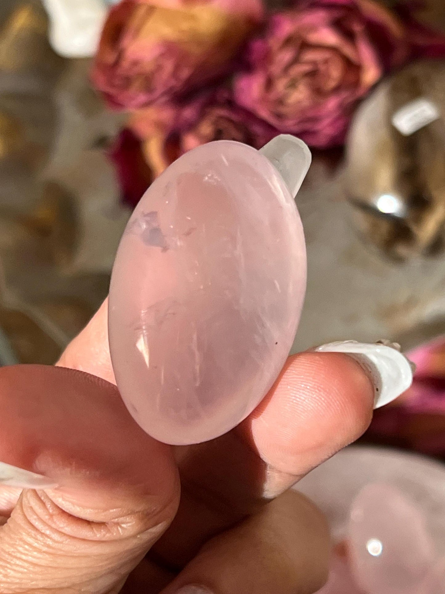 Small Star Rose Quartz Lingam, Star Rose Quartz, Pink quartz, Shiva Lingam, Crystal Shiva Lingam, Healing Crystals, Crystal Gifts,