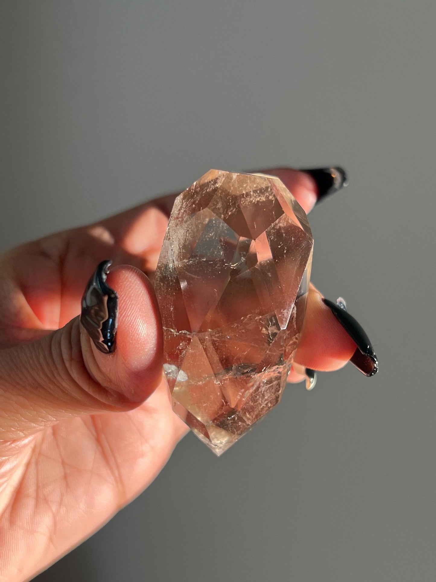 Faceted Smoky Quartz, Smoky Quartz Filled With Rainbows, Faceted Crystal Quartz, Smoky Quartz, Crystal Gifts, Rainbow Quartz, Small
