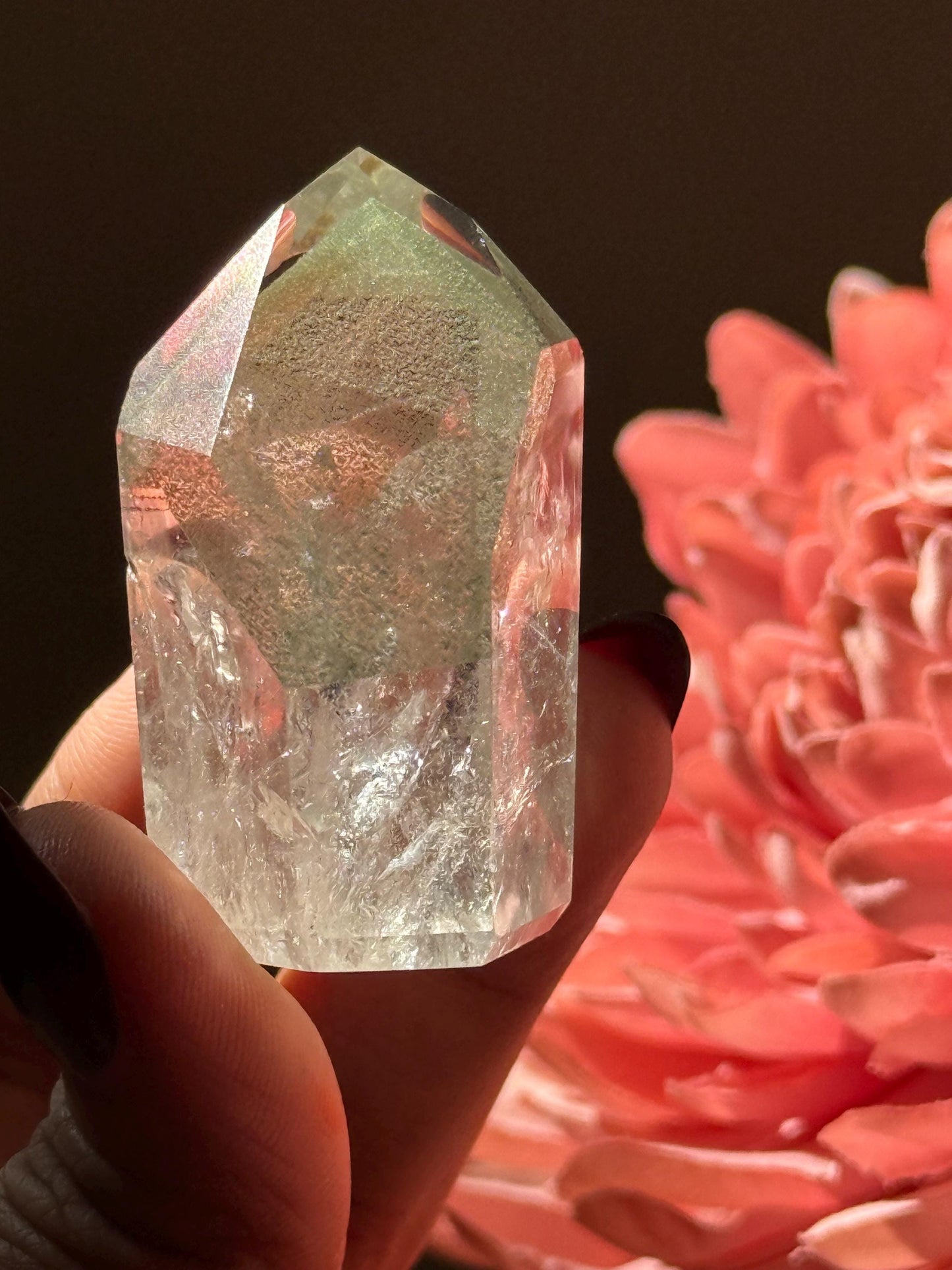 Phantom Quartz, Lemurian Quartz, Lemurian Seed Quartz, Lodolite Quartz, Green Garden Quartz, Crystals, Mountain Phantom Quartz