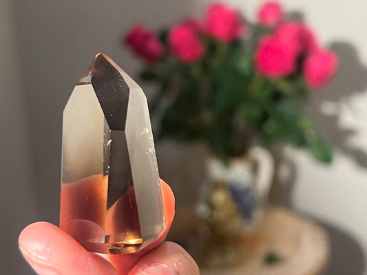 Smoky Citrine, Genuine Smoky Citrine Point From Brazil, Genuine Smoky Citrine, Authentic Citrine, Natural Citrine From Brazil, SMALL