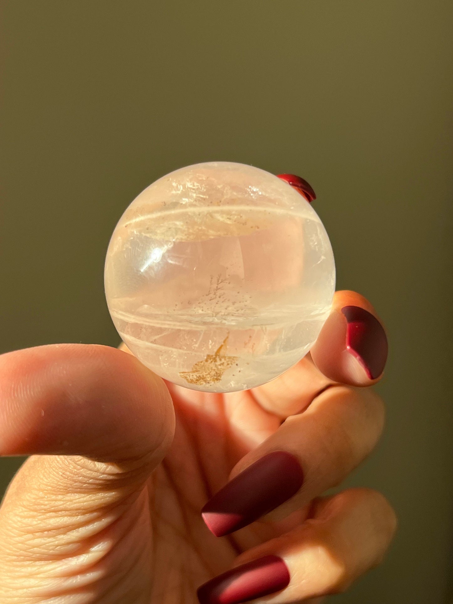 Star Flash Girasol Quartz, Dendritic Quartz, Girasol Quartz With Dendrites, Dendritic, Healing Crystals, Crystals, Metaphysical Crystals