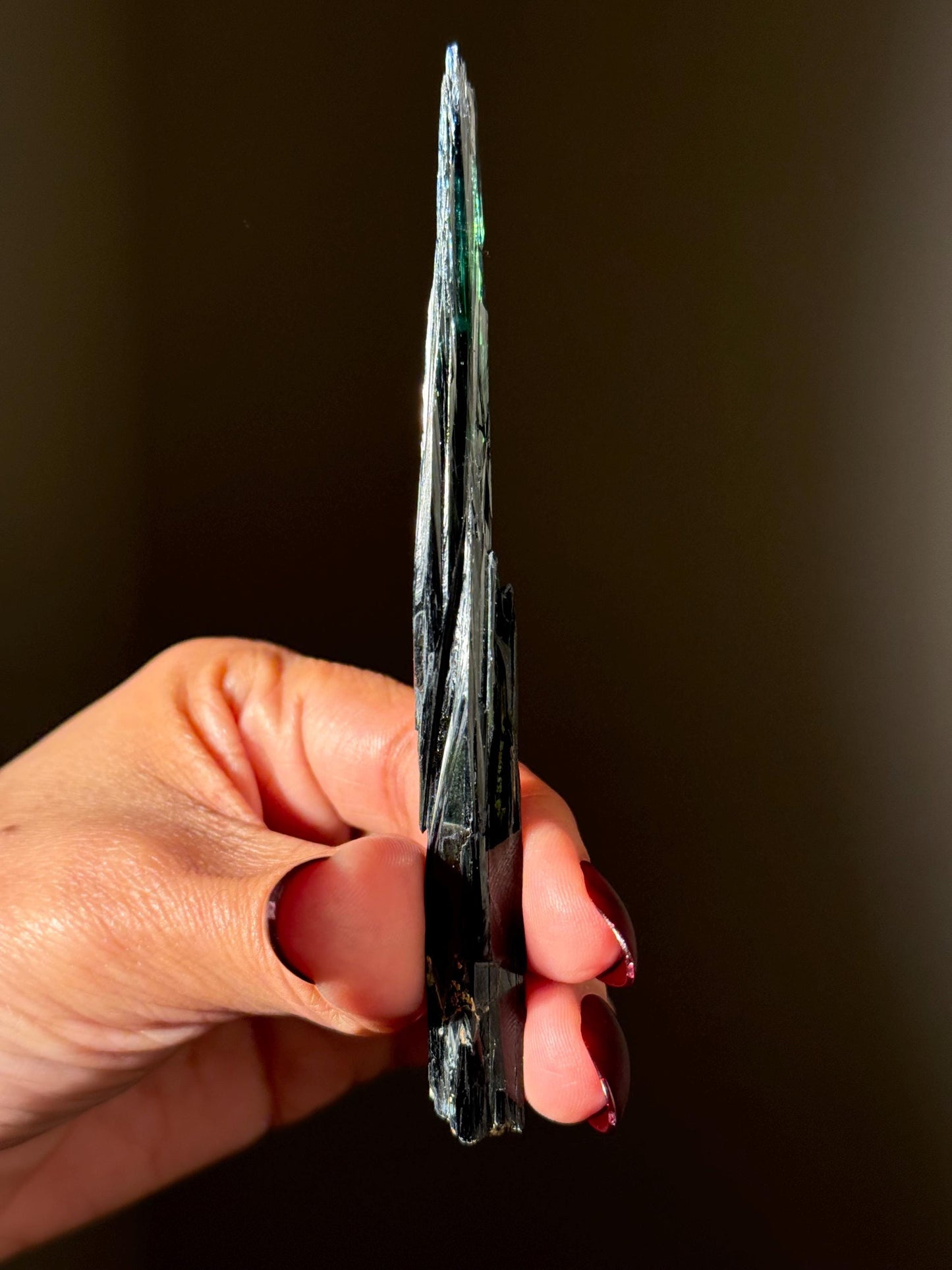 Vivianite, Raw Vivianite Specimen, Collectible minerals, Vivianite Crystals, Raw Specimen, Fossils, Blue Vivianite,