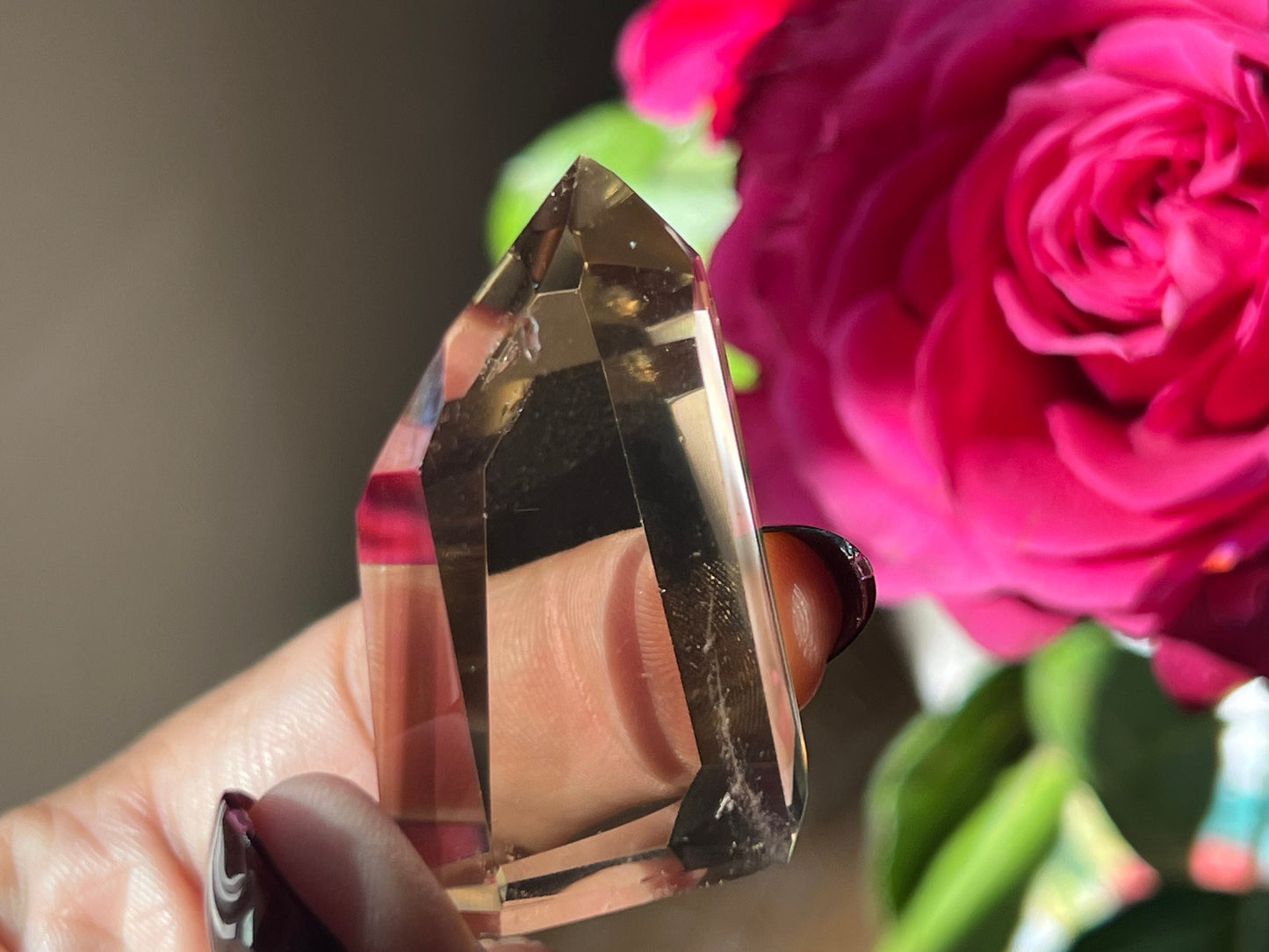 Smoky Citrine, Genuine Smoky Citrine Point From Brazil, Genuine Smoky Citrine, Authentic Citrine, Natural Citrine From Brazil, MINI SMALL