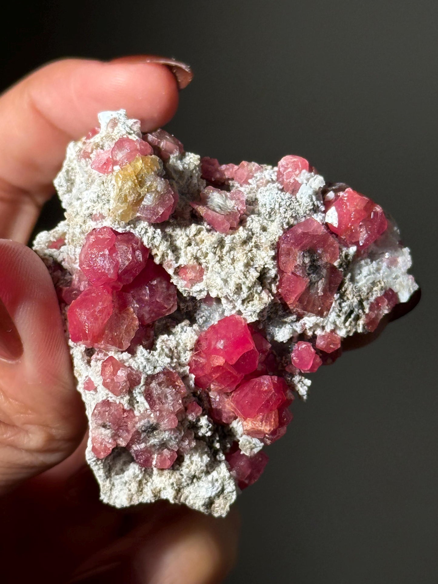 Raspberry Garnet, Grossular Garnet, Raspberry Garnet from Coahuila, Mexico, Raw Mineral Specimen, Garnet, Garnet Raw Stone, Crystal Gifts