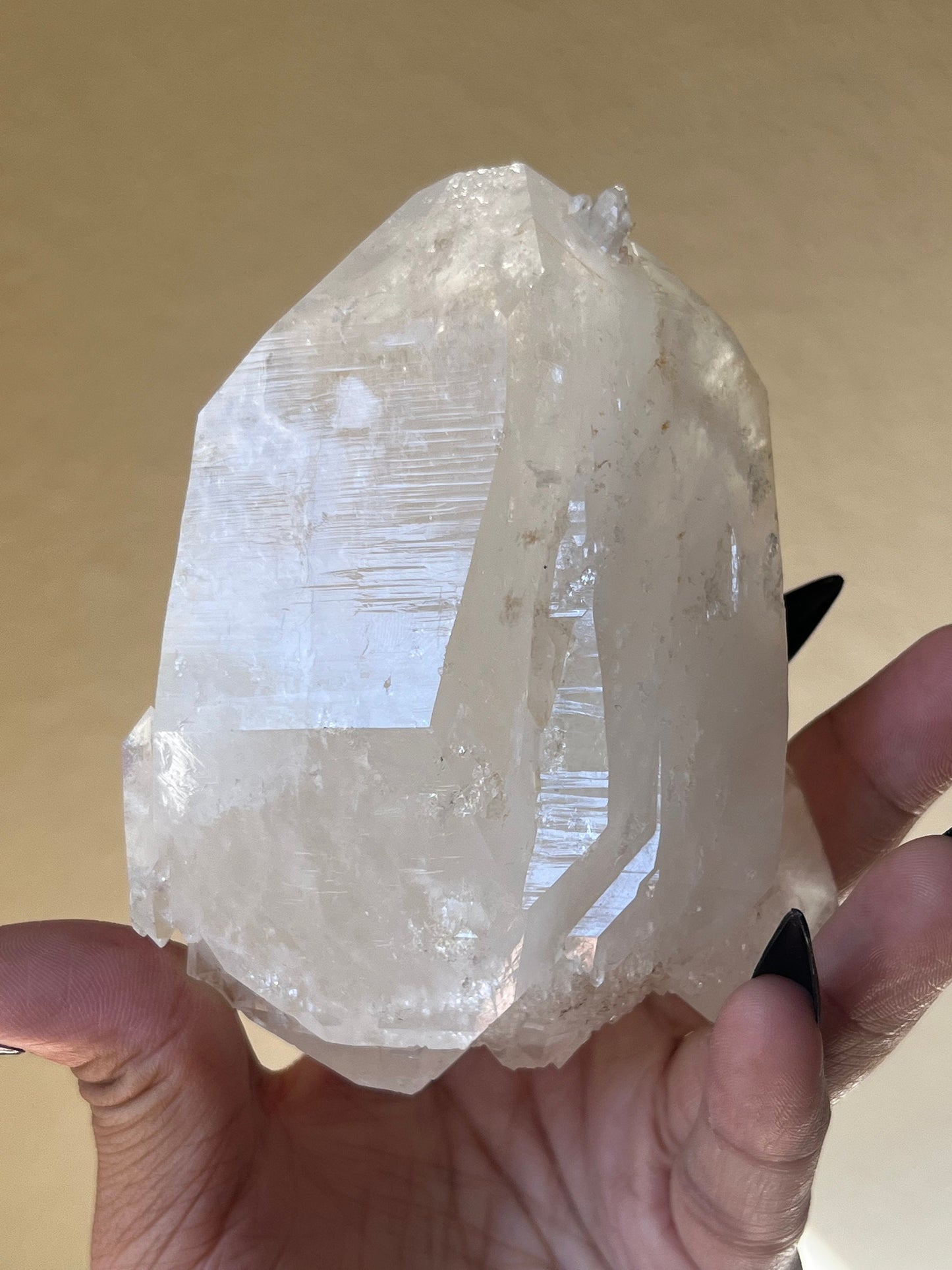 Colombian Lemurian Quartz, Lemurian Seed Quartz, Record Keeper Quartz, Colombian Quartz with Lodolite Growth, Optical Colombian Quartz, 1lb