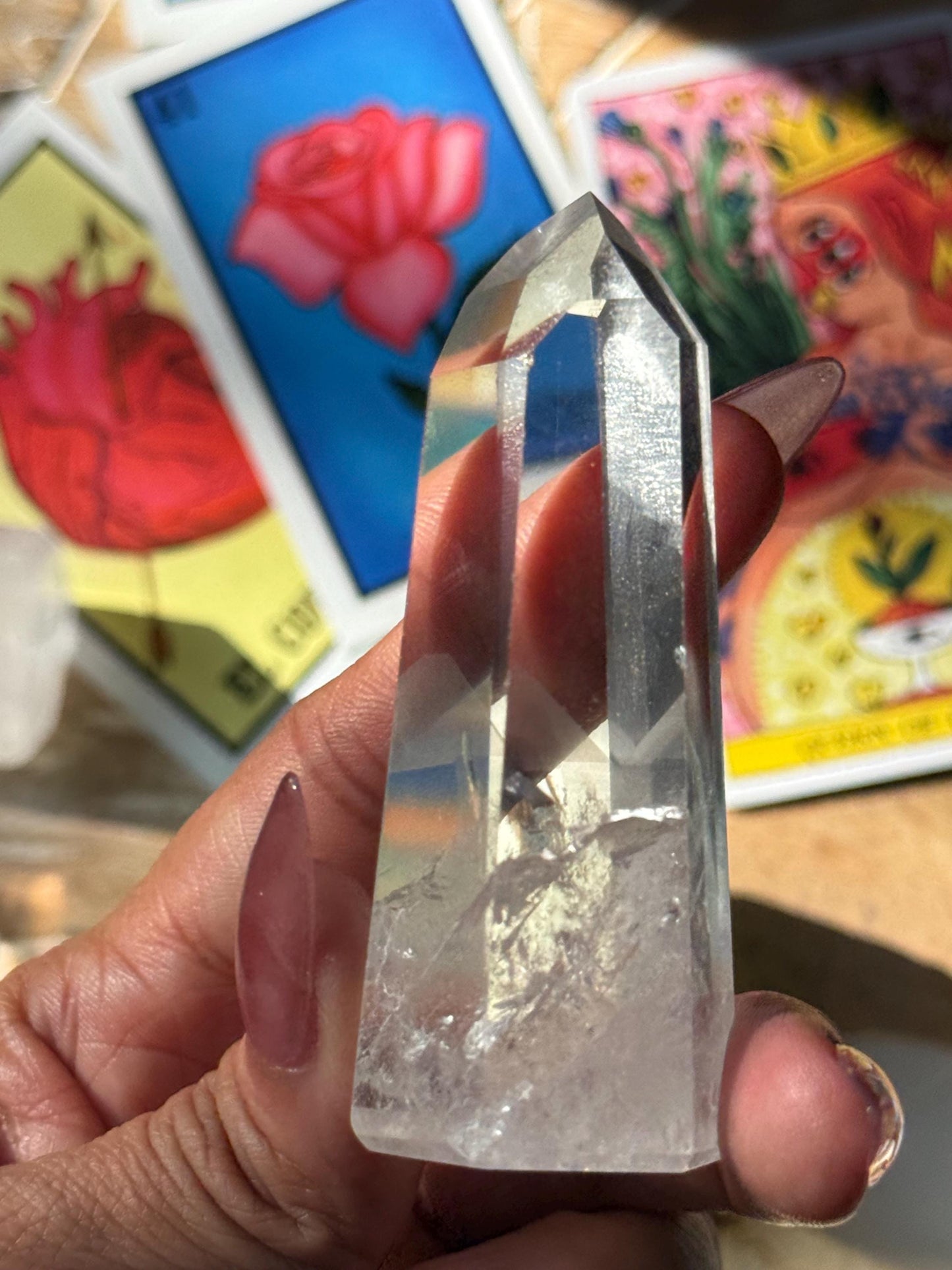 Polished Lemurian Quartz, Phantom Quartz, Lemurian Quartz, Lemurian Seed Quartz, Lodolite Quartz, Quartz from Brazil, Crystal Gifts,