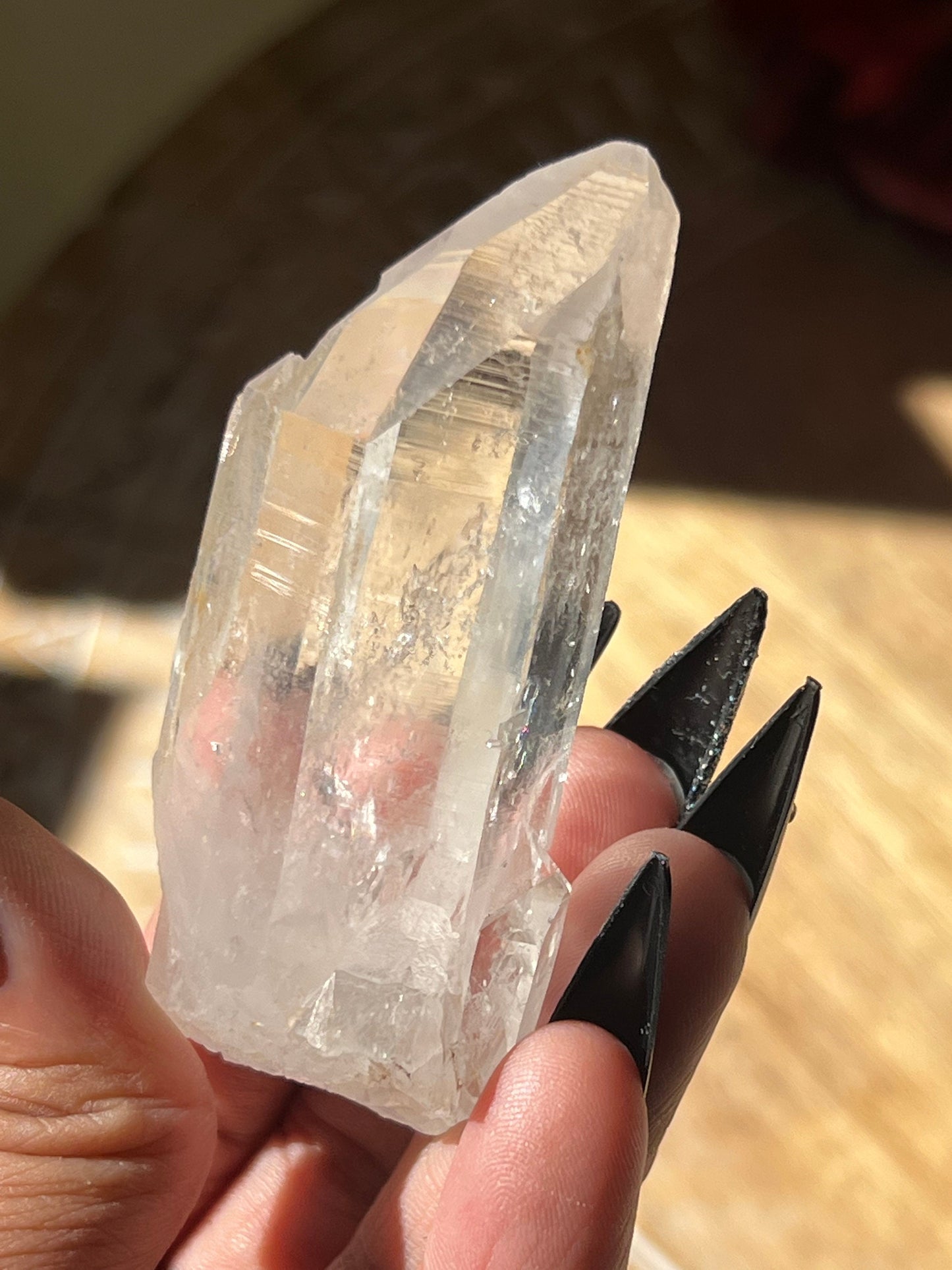Lemurian Seed Quartz, Colombia Quartz, Record Keeper Quartz, Colombian Lemurian Seed Blade Of Light, Optical Colombian Quartz