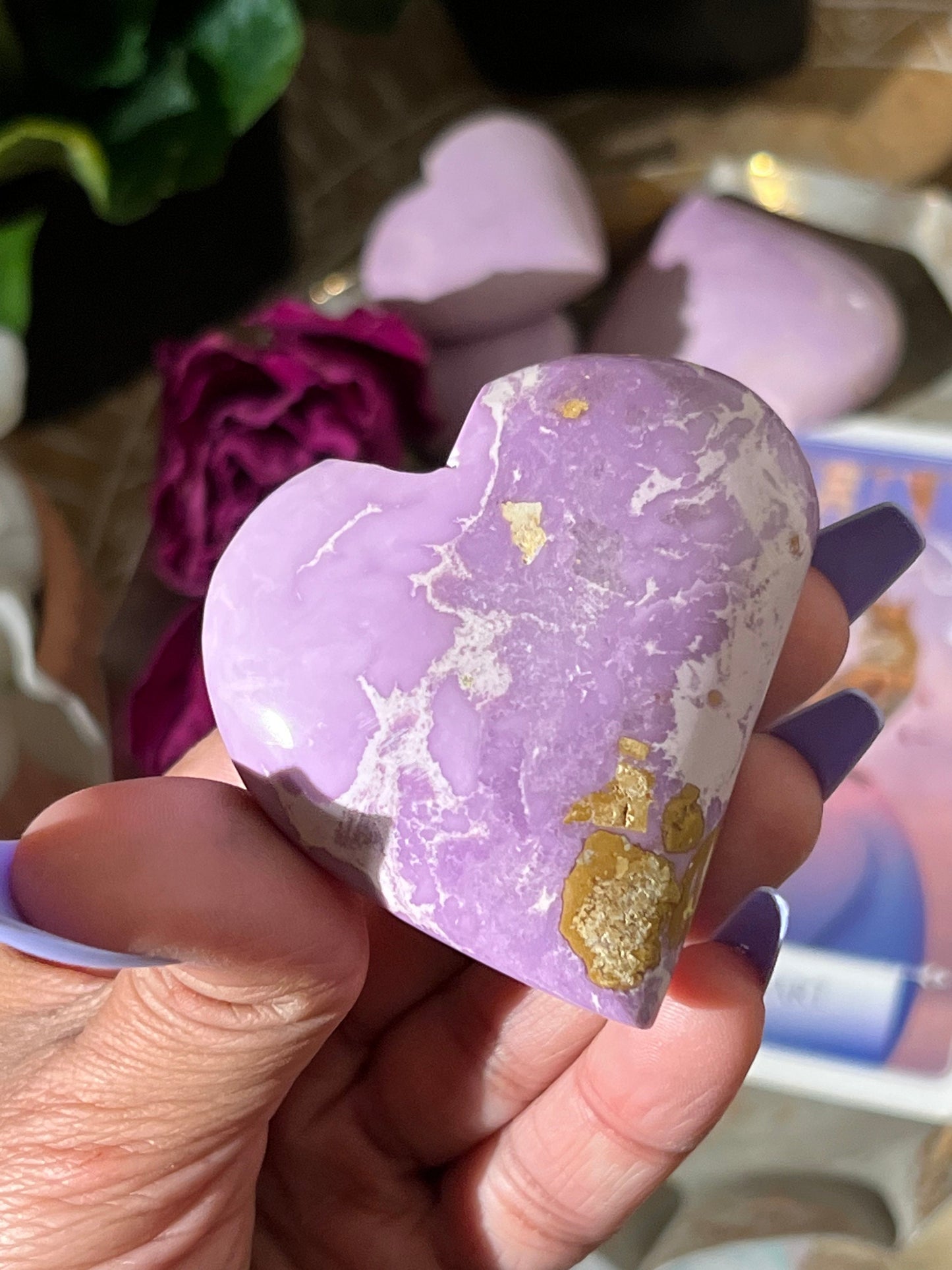 Phosphosiderite Heart From Peru, Rare Phosphosiderite Crystal, Polished Phosphosiderite, Crystal Hearts, Valentines Day Gift, Gift For Her